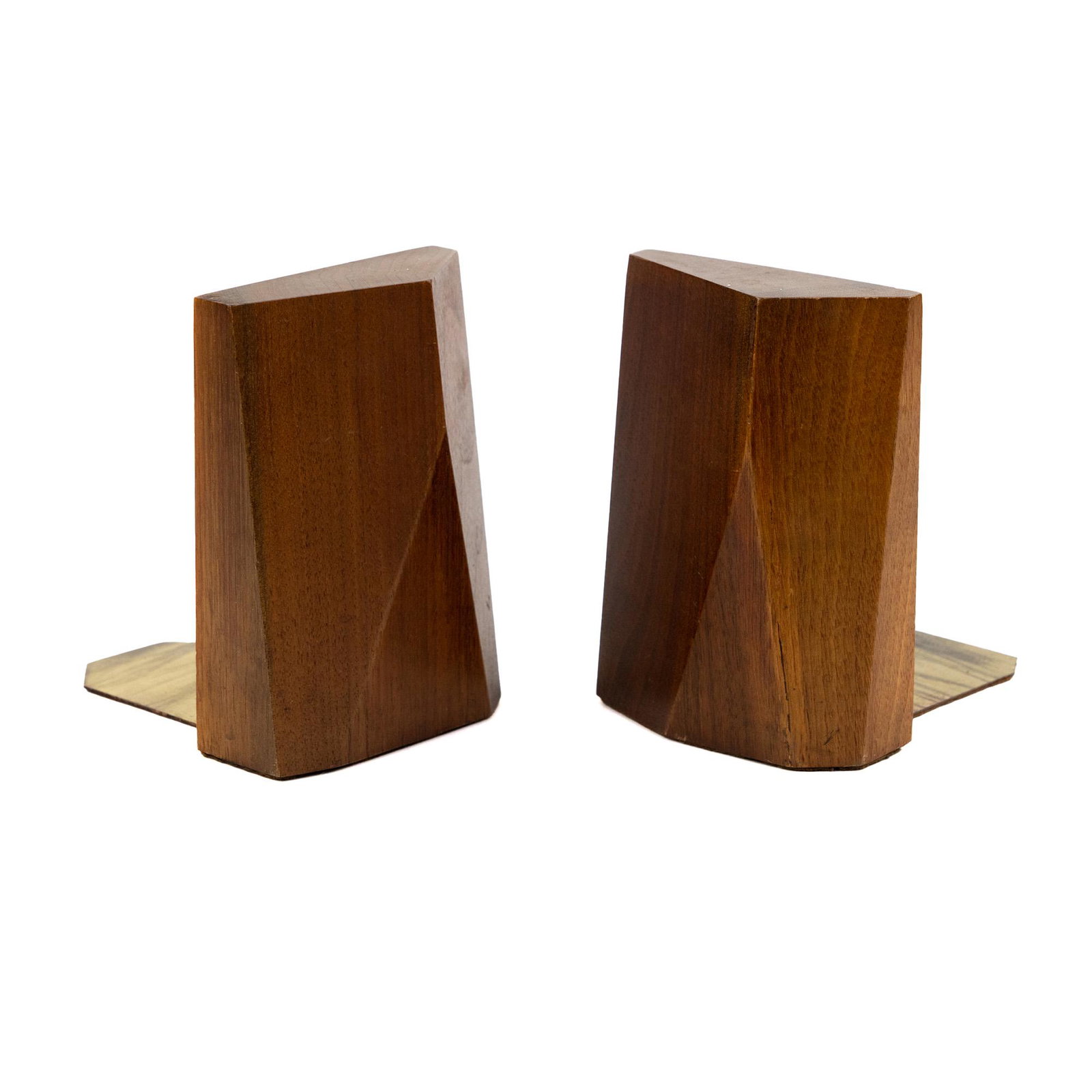 (2) Rude Osolnik Freeform Teak Bookends (1 of 6)