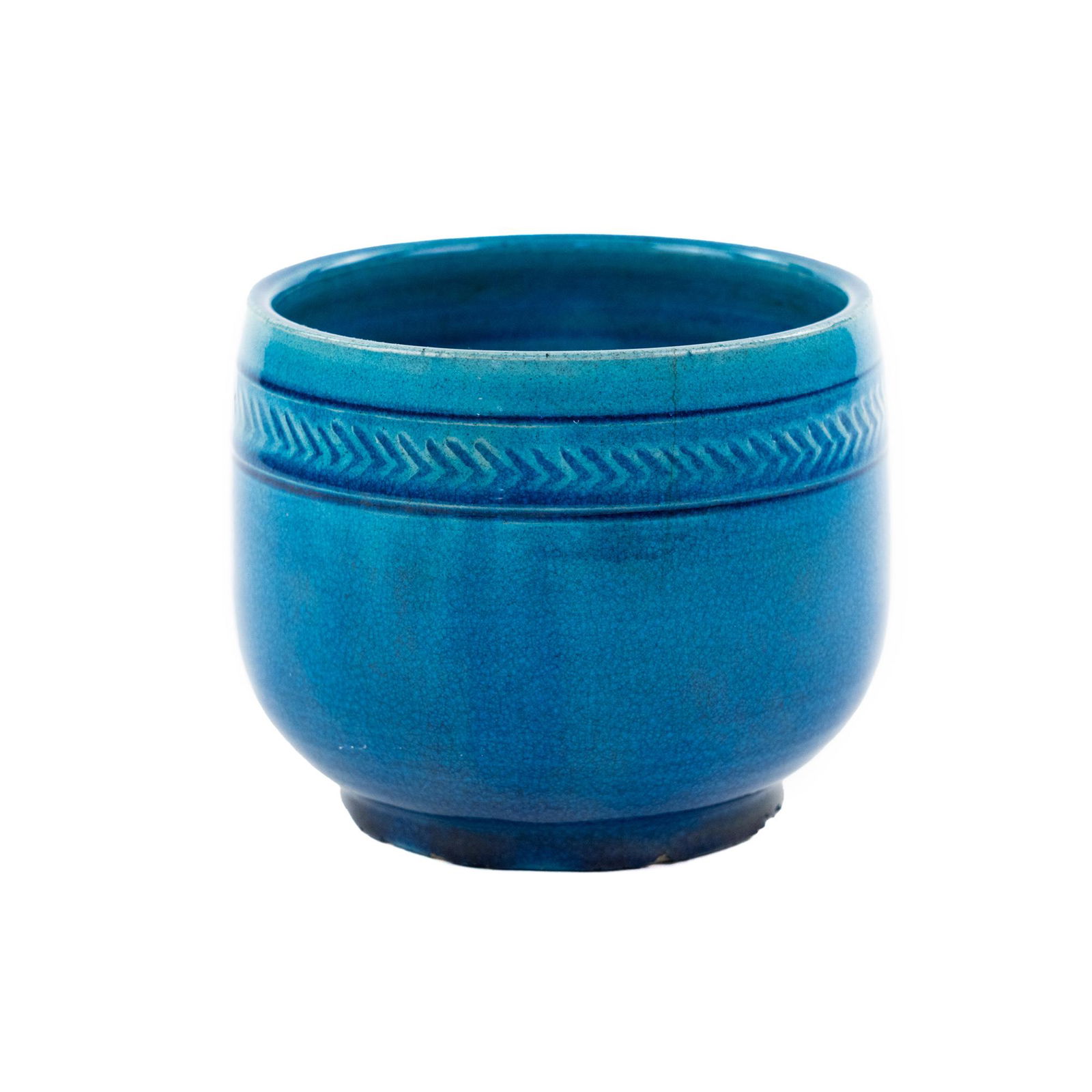 Thomas Toft Hand Thrown Turquoise Glazed Bowl Vase (1 of 7)