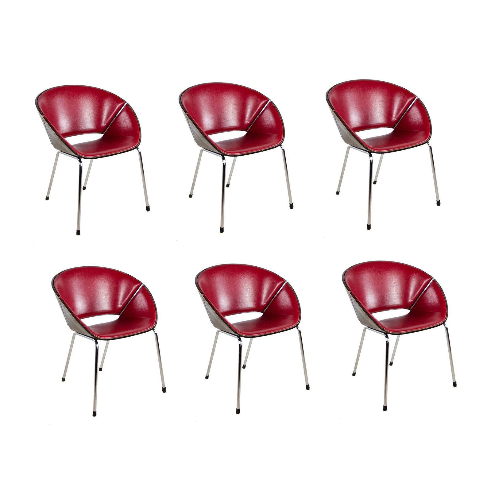 (6) Wolfgang Mezger Lipse Side Chairs (1 of 11)