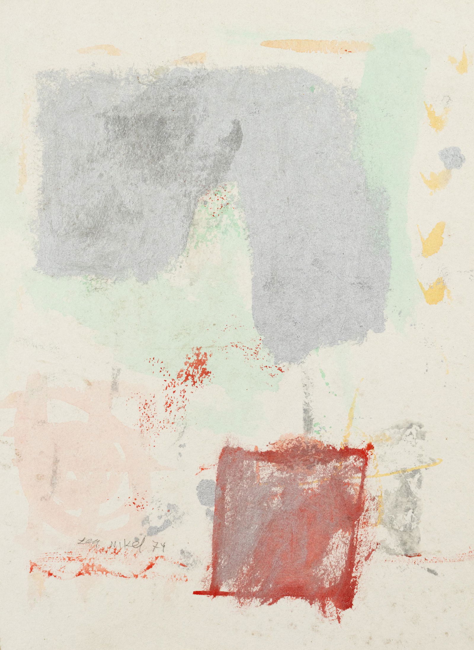 Lea Nikel Hand Embellished Lithograph Signed (1 of 9)