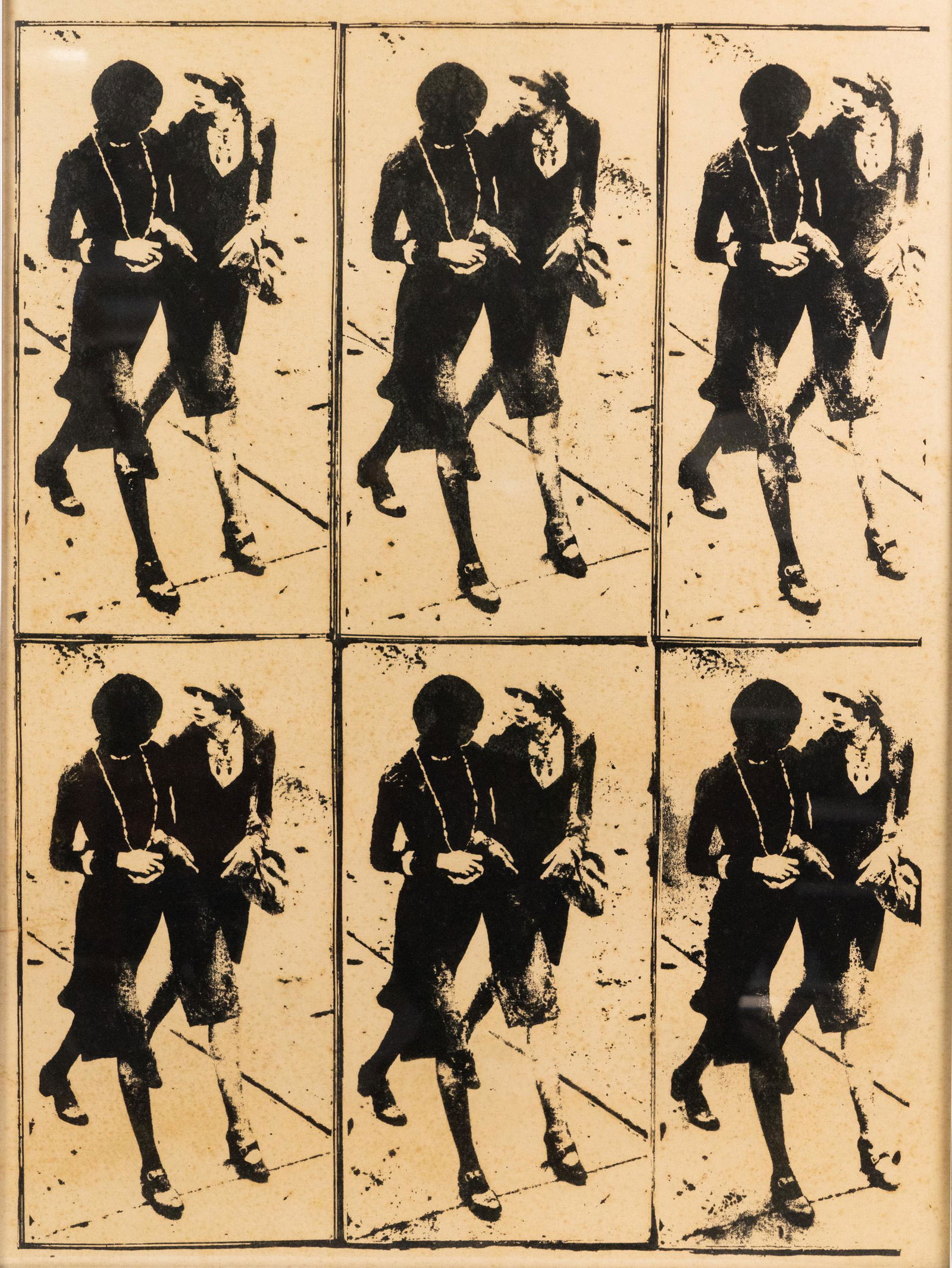 Andy Warhol Style Repeating Series Flapper Girls Print (1 of 6)