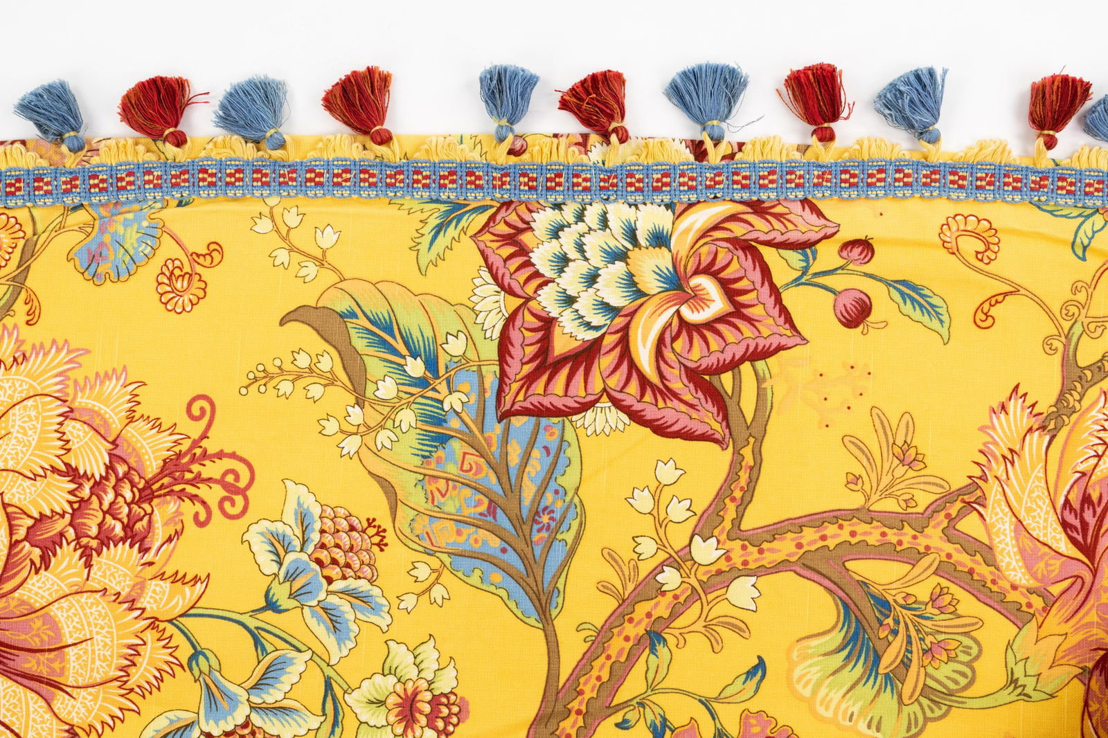 (3) Braemore Yellow Floral Drapery Pieces (1 of 6)