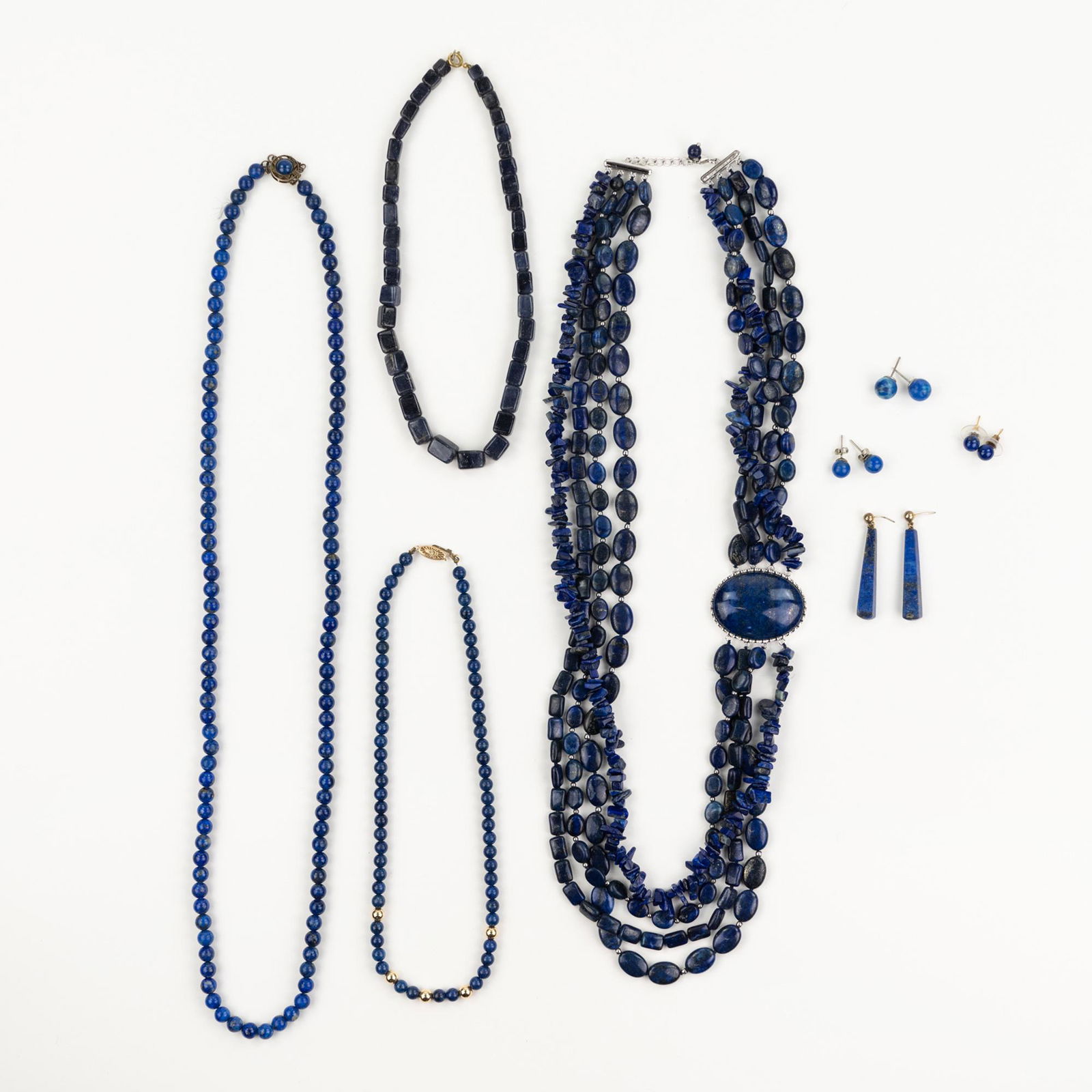 (8) Grouping of Lapis Lazuli and other Jewelry (1 of 14)