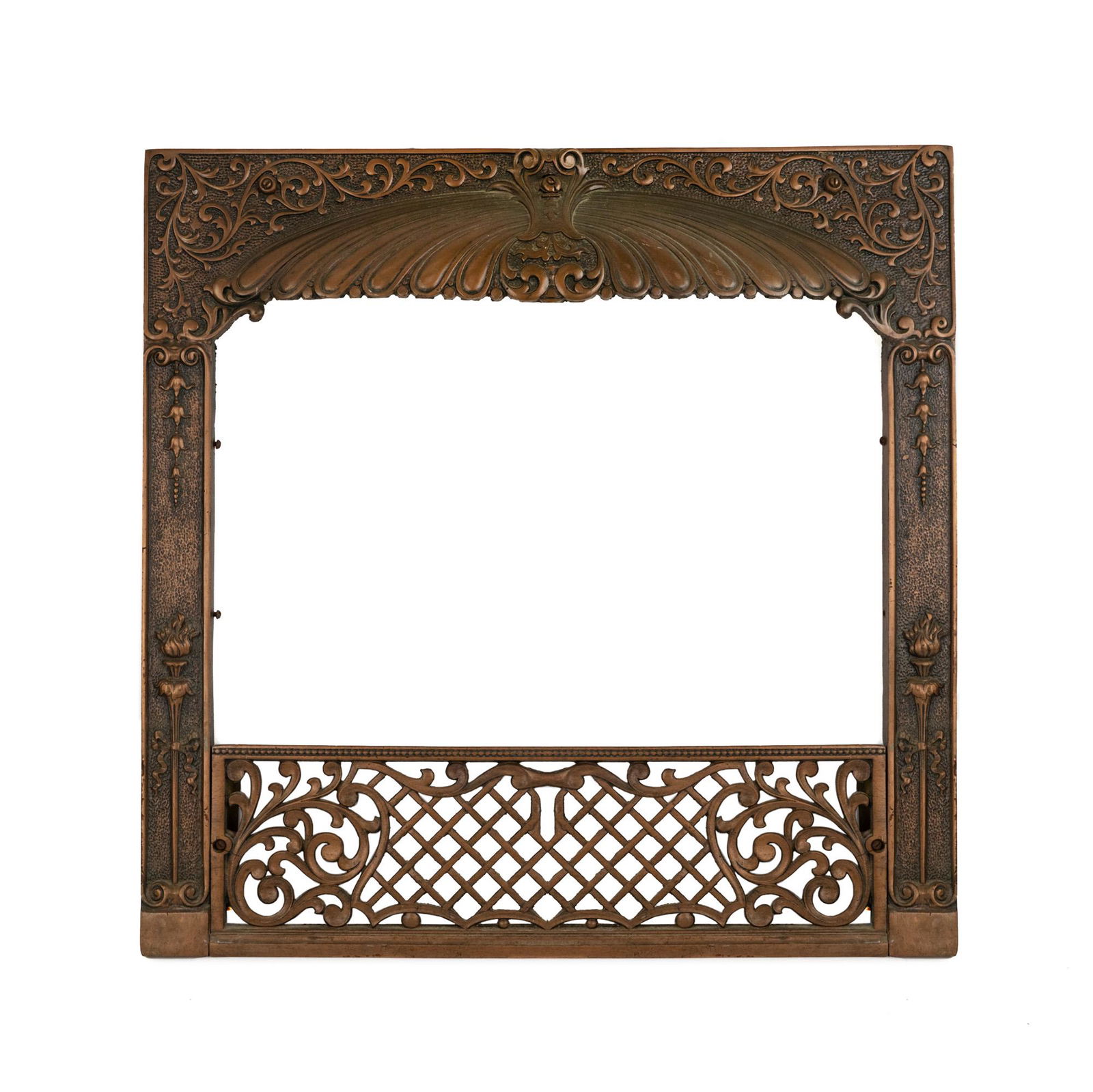 Wrought Iron Art Nouveau Fireplace Insert (1 of 11)