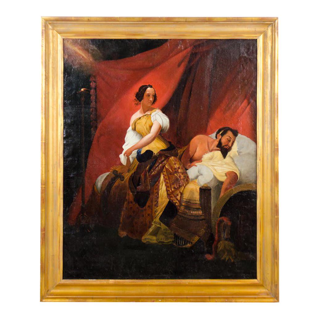 19th Century Spanish Neoclassical Oil on Canvas Painting (1 of 11)