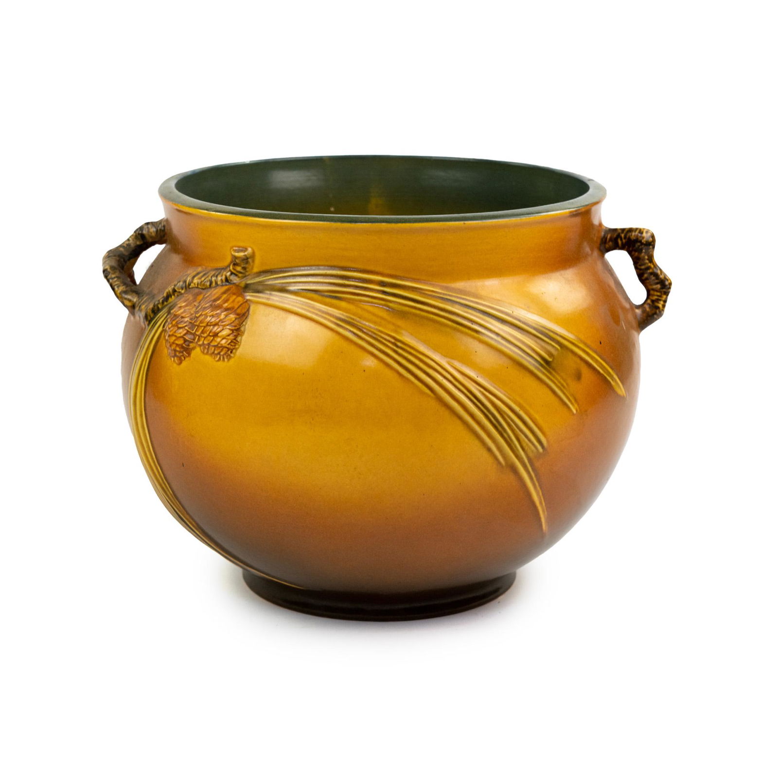 Roseville 632-10 Pinecone Art Pottery Jardiniere (1 of 9)