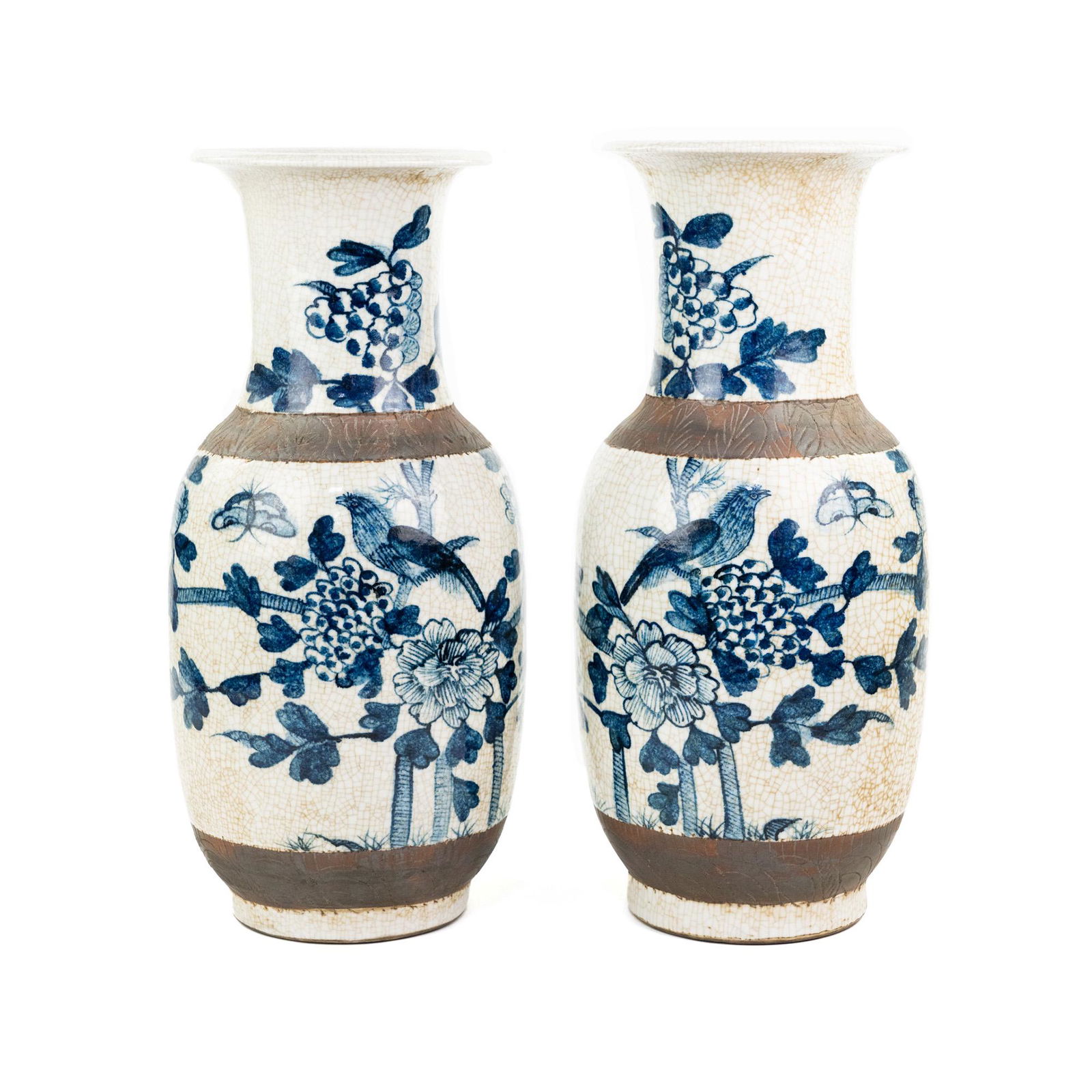 (2) Chinese Blue and White Large Vases (1 of 11)