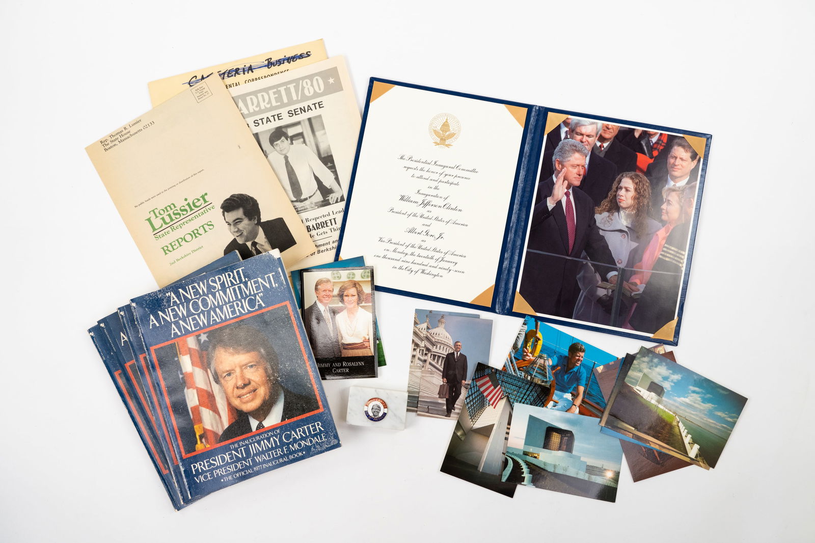 Carter & Clinton Inauguration Paraphernalia (1 of 7)