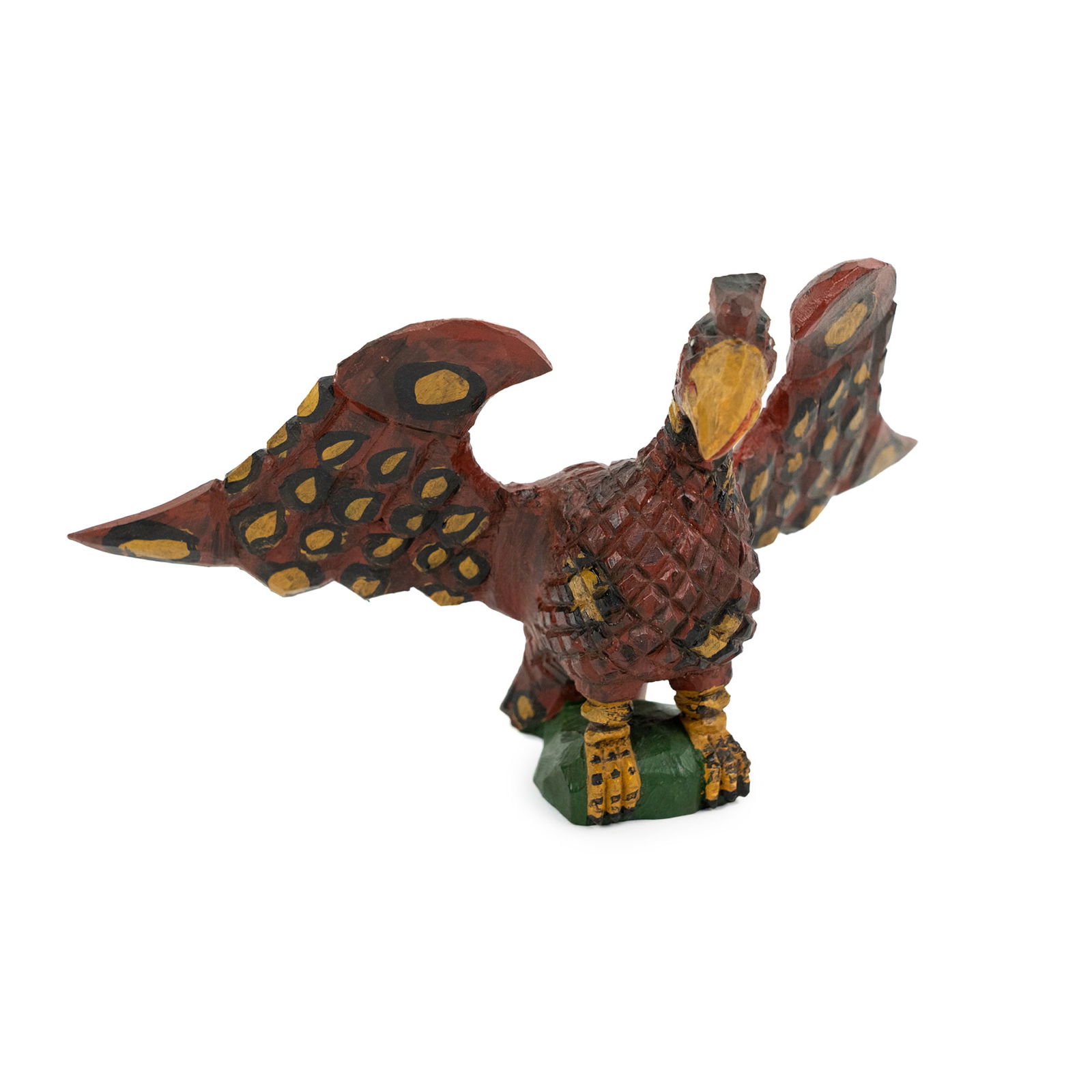 Daniel Strawser Carved Wood Folk Art Eagle Figure (1 of 5)