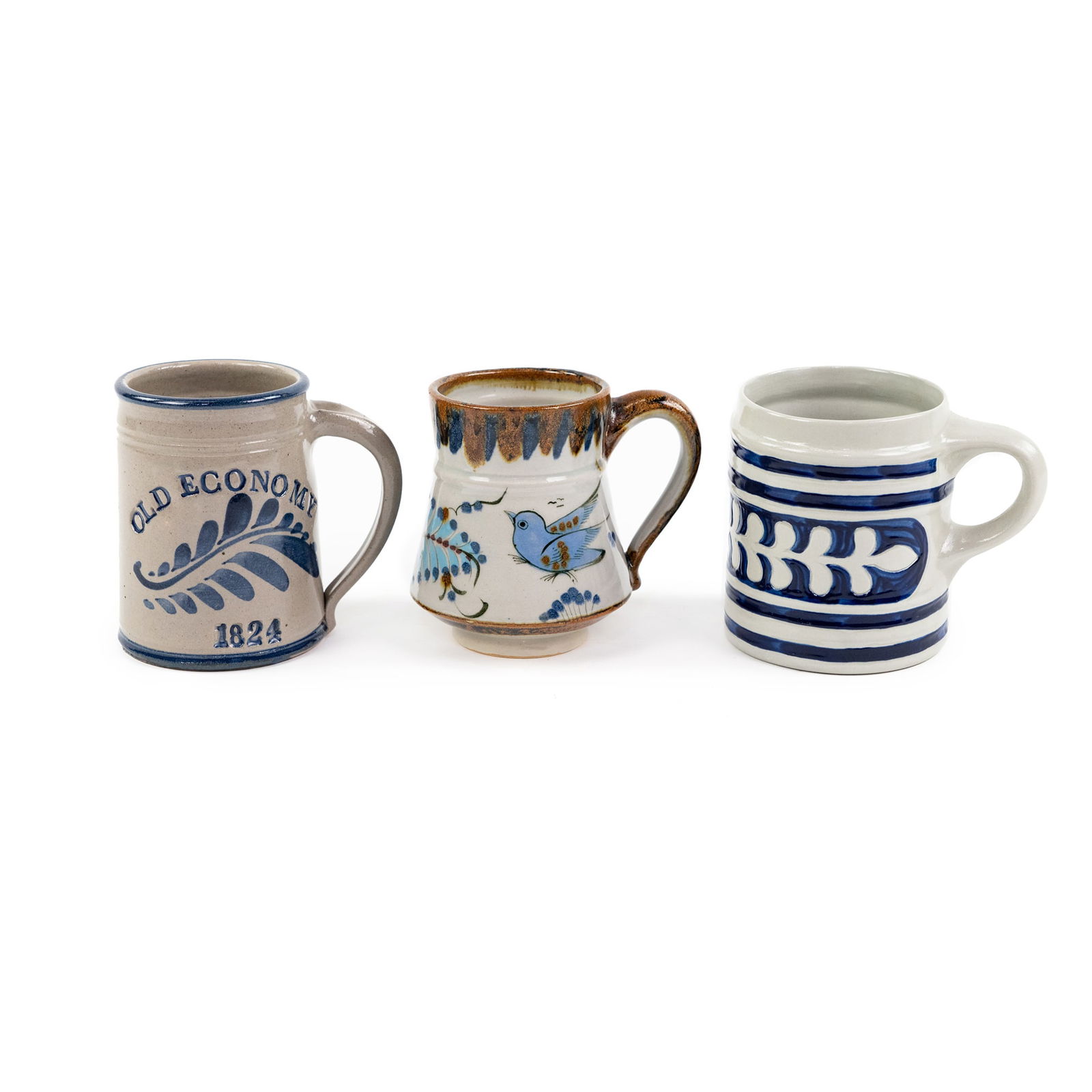 (3) Assorted Mugs incl Colonial Williamsburg (1 of 5)