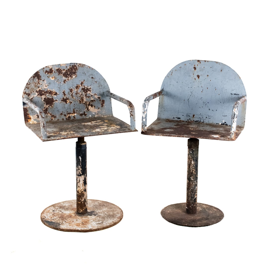 (2) Maritime Ship Steel Deck Chairs (1 of 12)