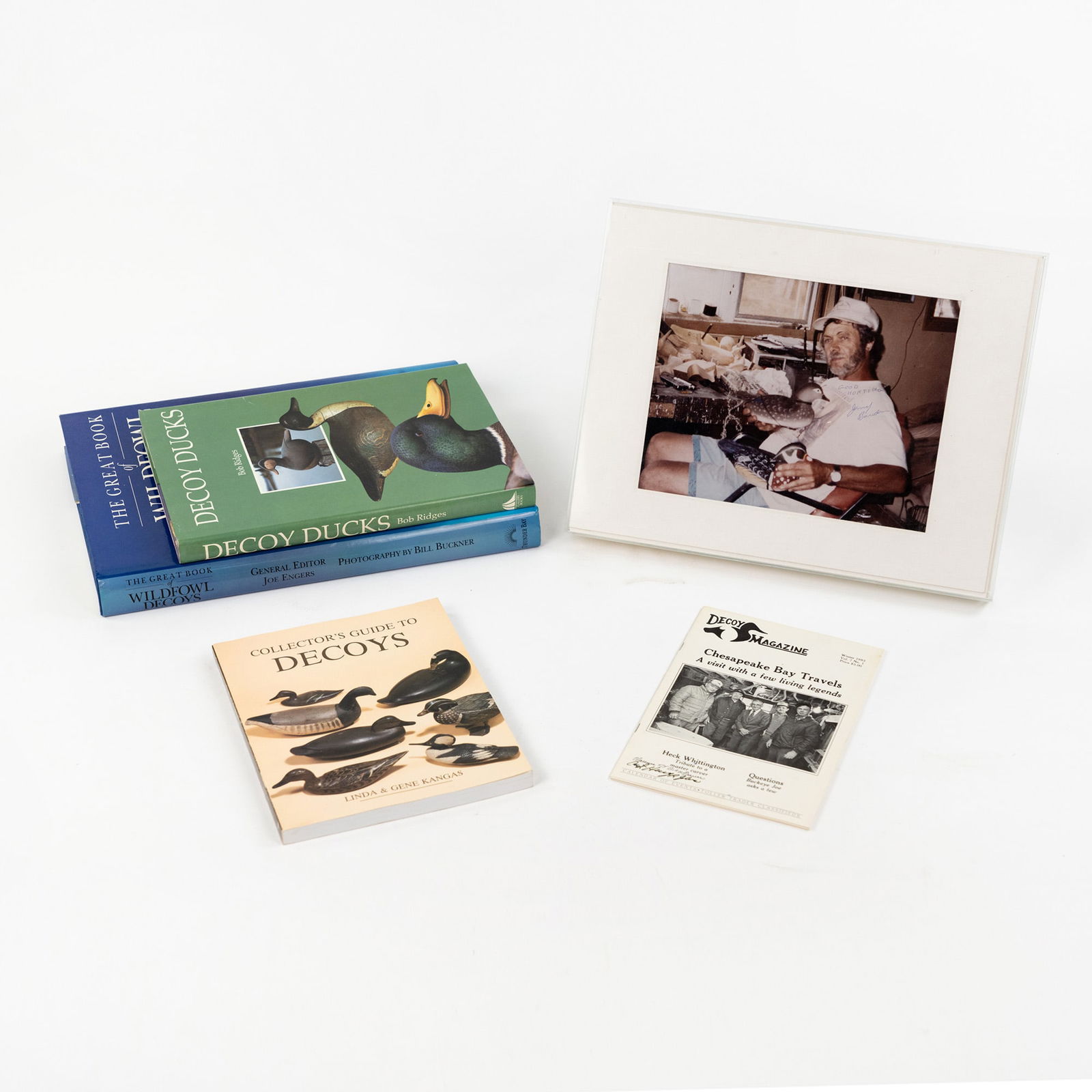 (5) Duck Decoy Literature W/ Jimmy Bowden Signature Auction
