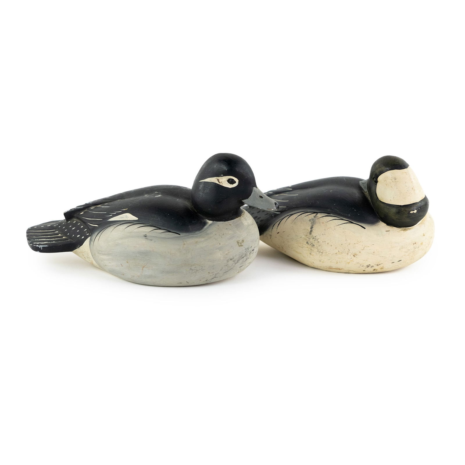 (2) Hand Carved Bufflehead Duck Decoys (1 of 8)