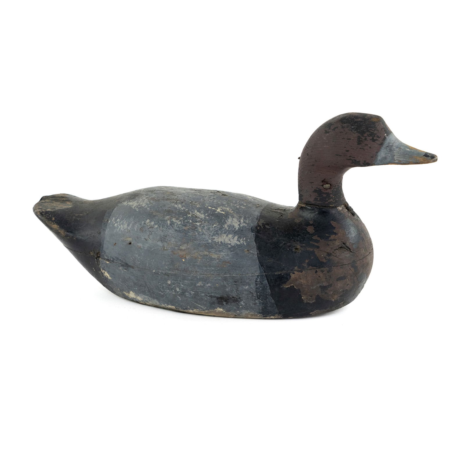Antique Hand Carved Canvasback Wood Duck Decoy (1 of 7)