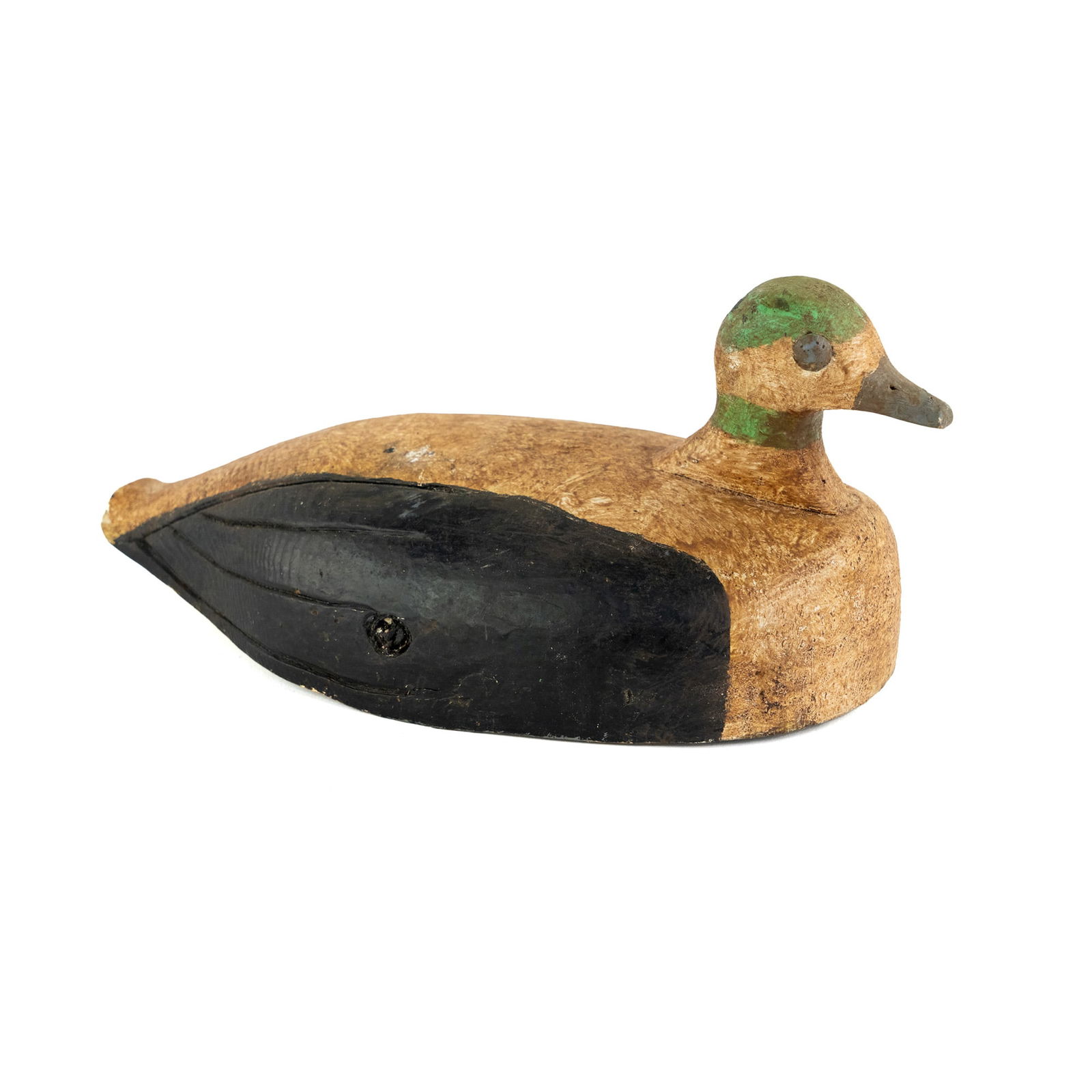Roy Dort Nova Scotia Hand Carved Wood Sea Duck Decoy (1 of 9)