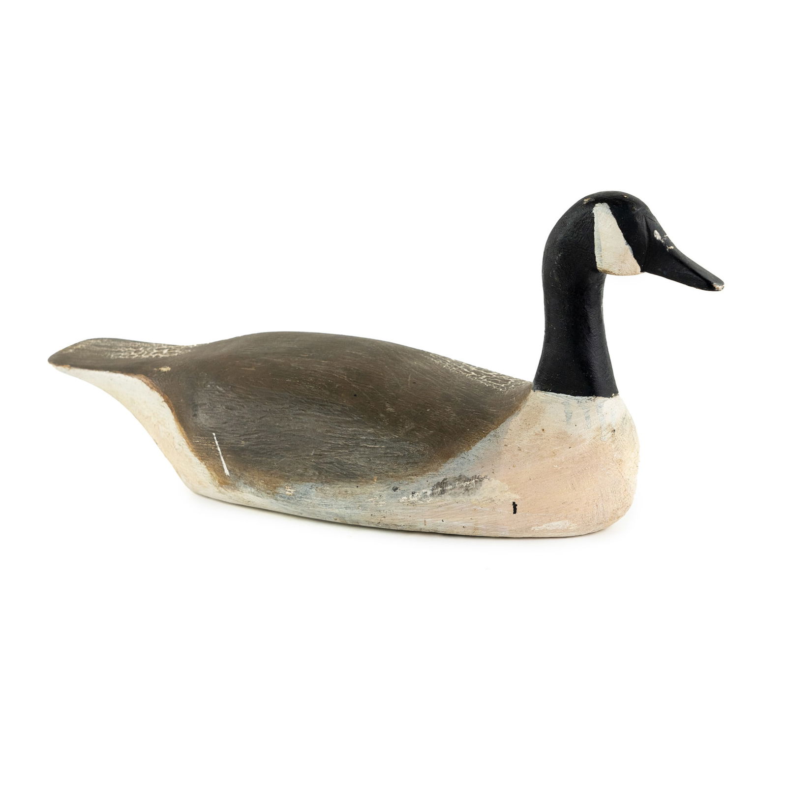 Cliff Tillett Hand Carved Canadian Goose Wood Decoy Auction