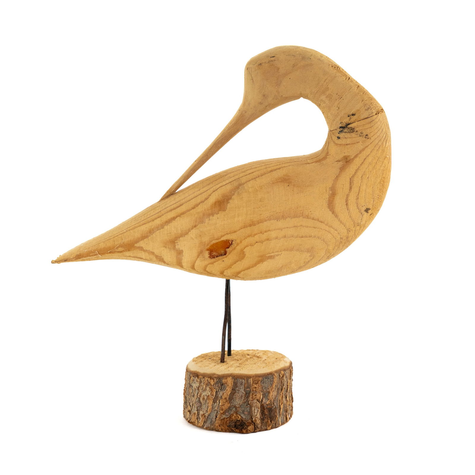 Howard O'Neal Hand Carved Wood Shore Bird Figure (1 of 5)