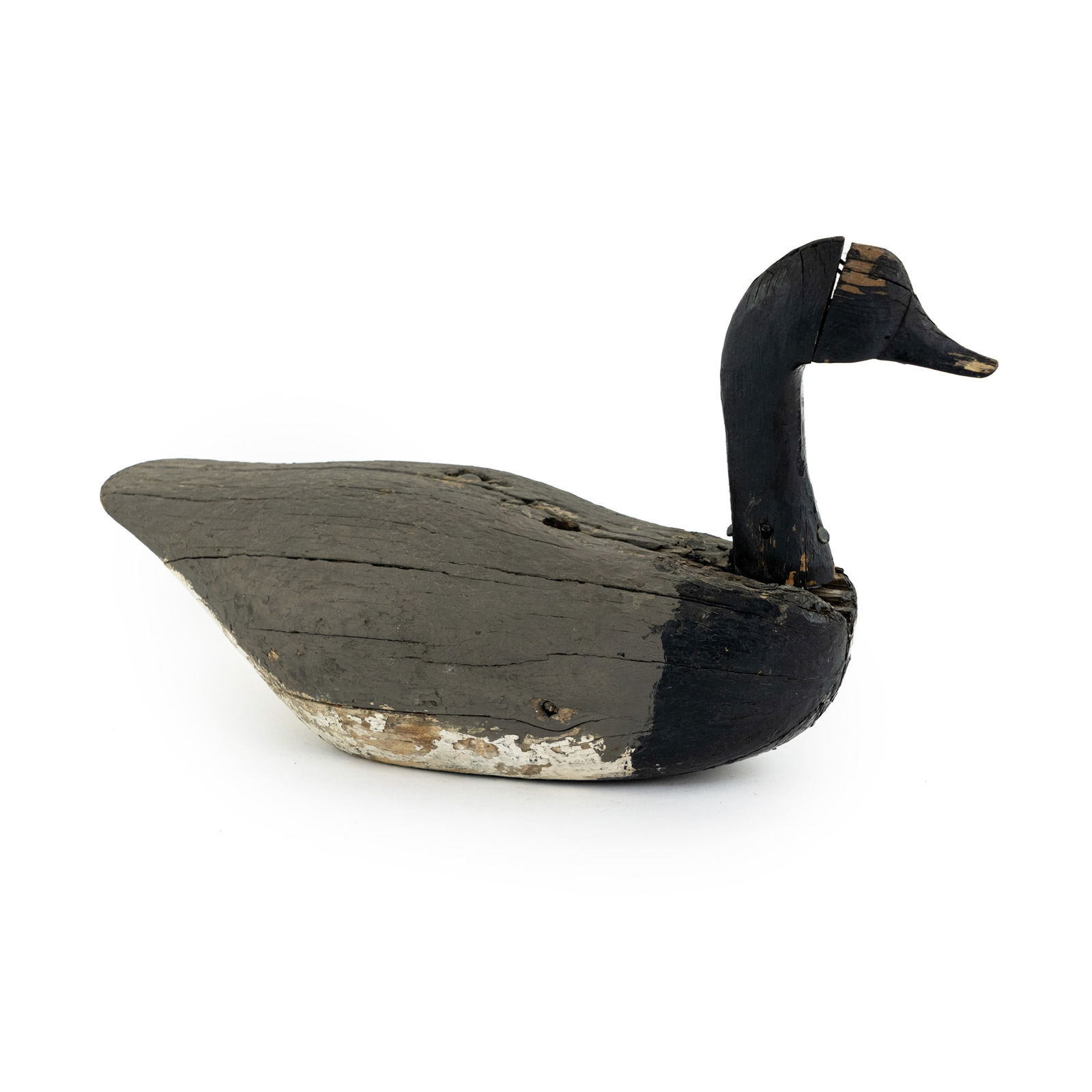 Antique Hand Carved Canadian Goose Duck Decoy (1 of 6)