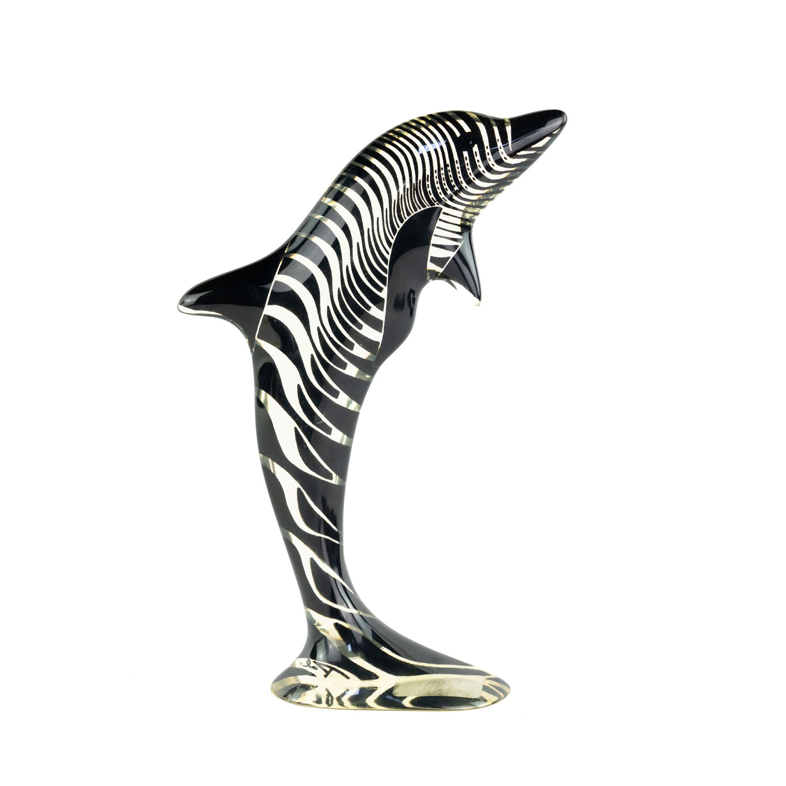 After Abraham Palatnik Lucite Dolphin Sculpture (1 of 5)