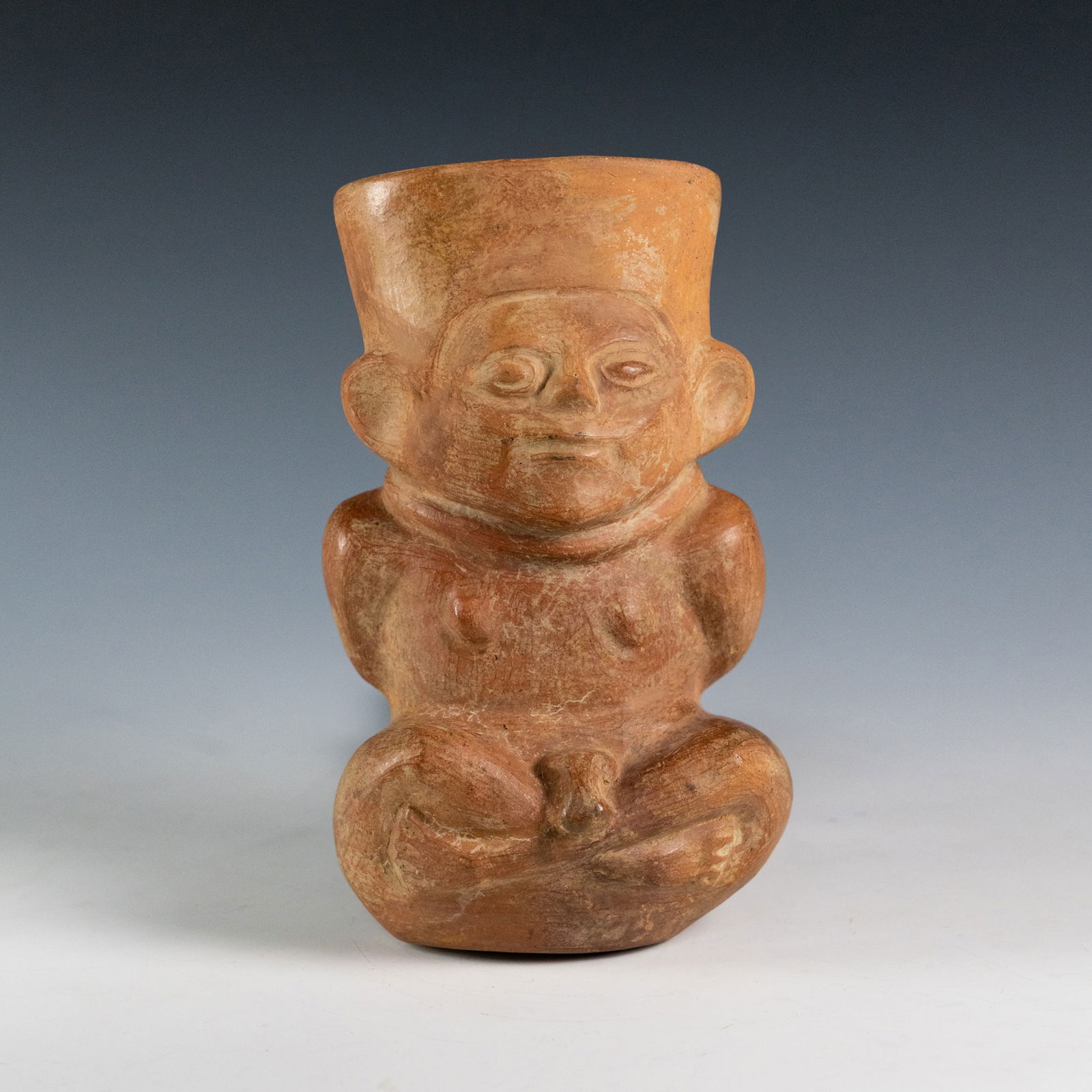 Pre-Columbian Moche Prisoner Figural Vase (1 of 9)