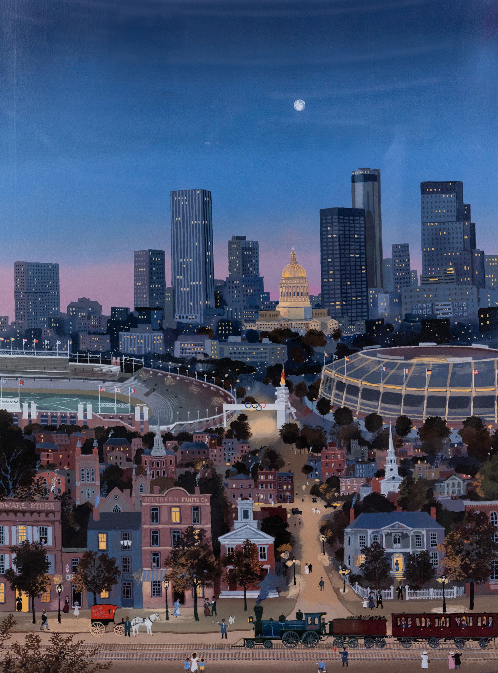 Michel Delacroix 'Atlanta' Signed Limited Serigraph (1 of 15)