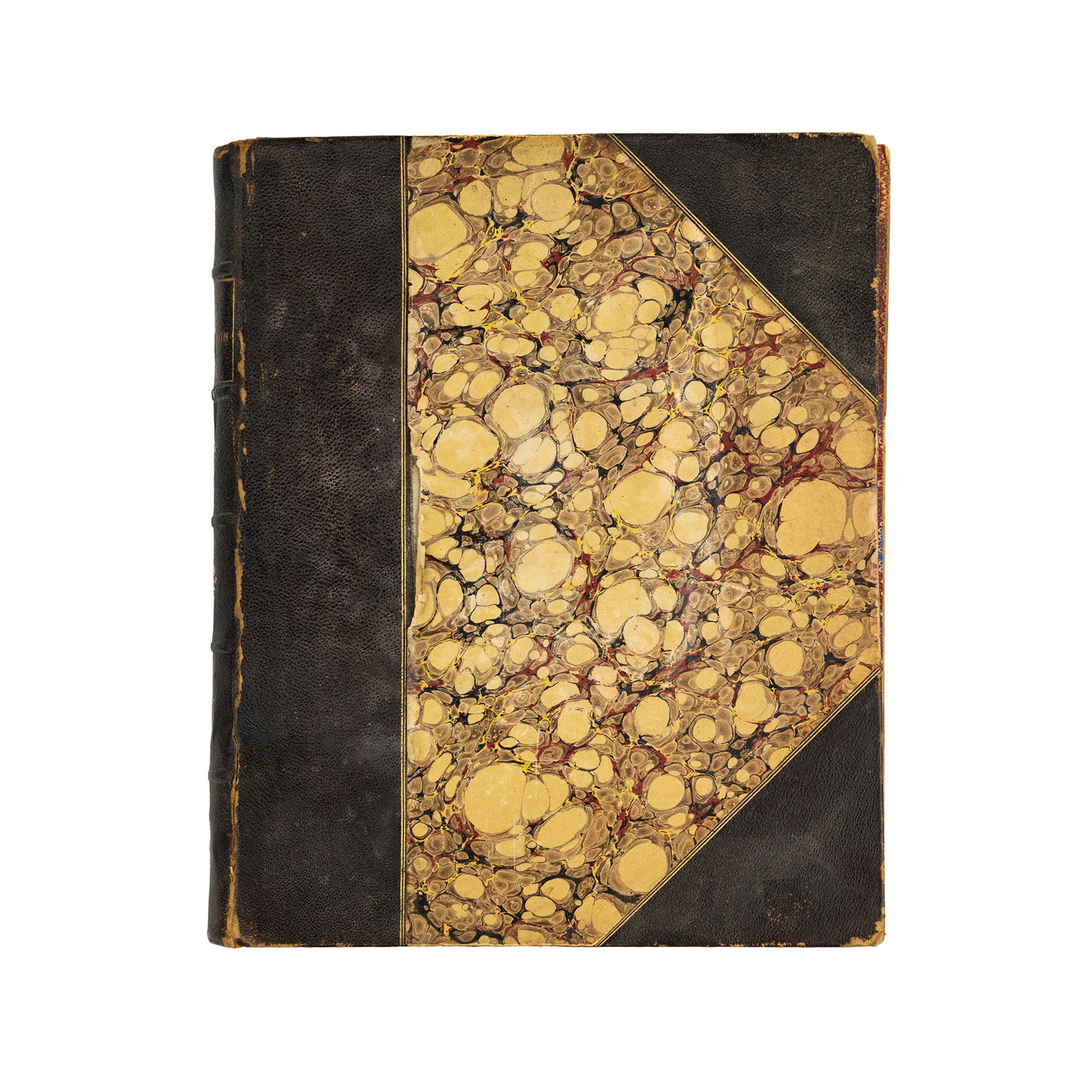 Antique Leatherbound 'L'Invasion' by Ludovic Halevy (1 of 9)