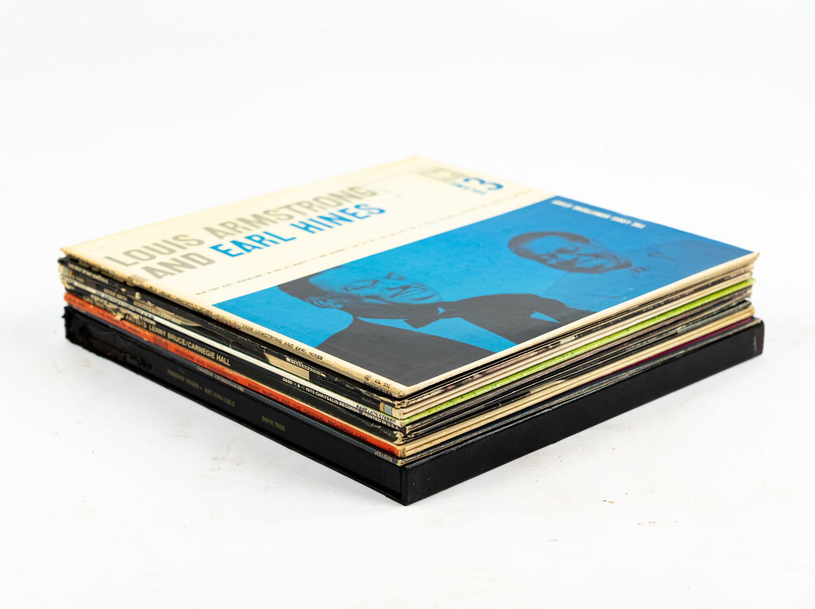 (10) Group of Vintage Vinyl Records Incl. Nat King Cole (1 of 2)