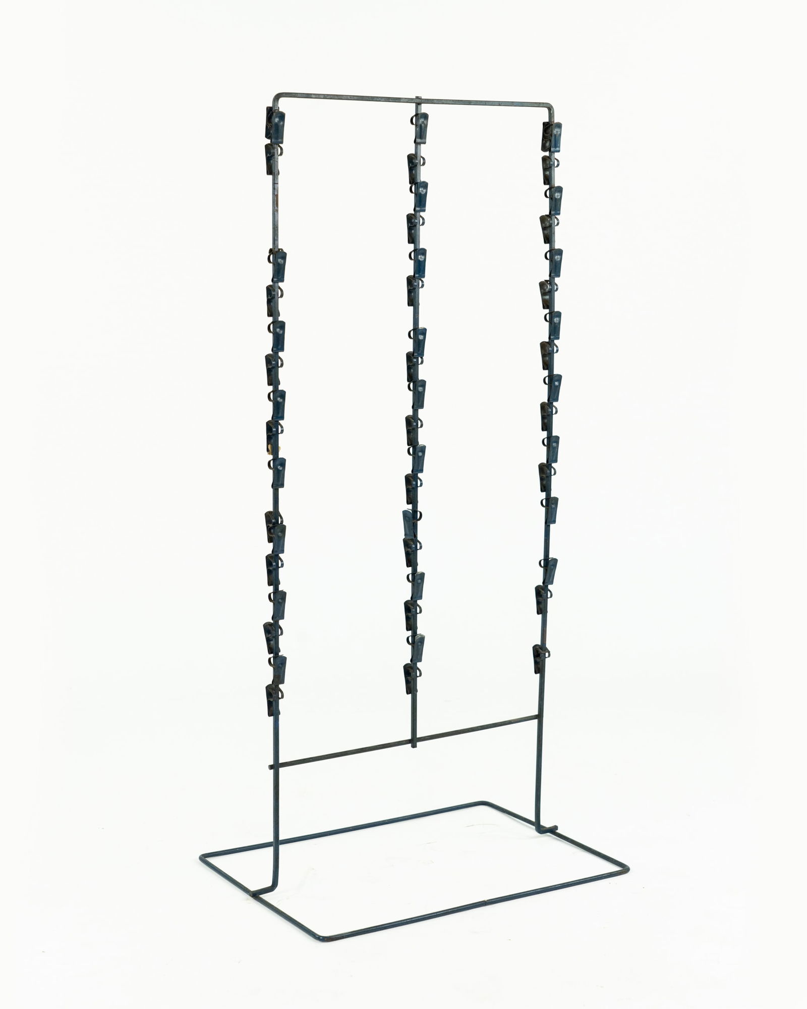Blue Painted Metal Chip Clip Countertop Display Rack (1 of 5)