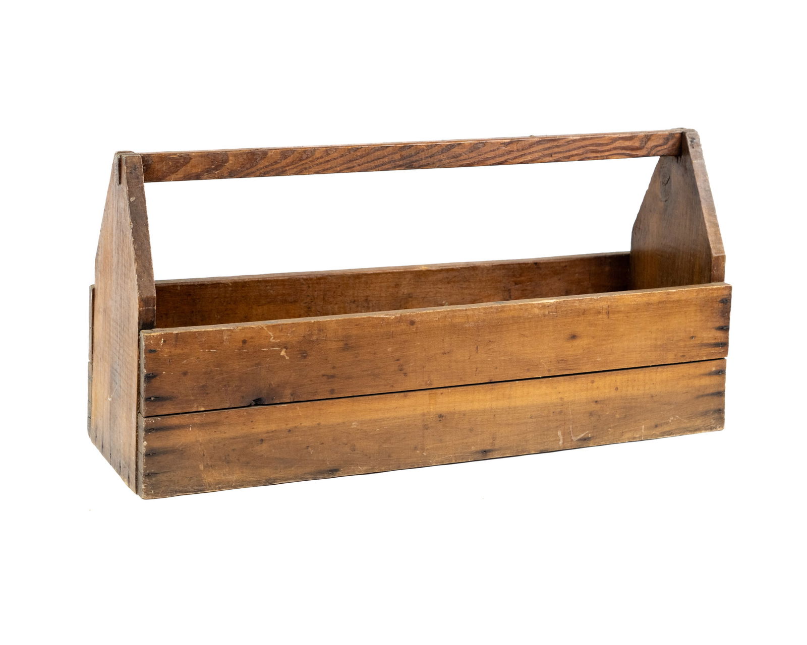 Vintage Rustic Pine Tool Box (1 of 4)