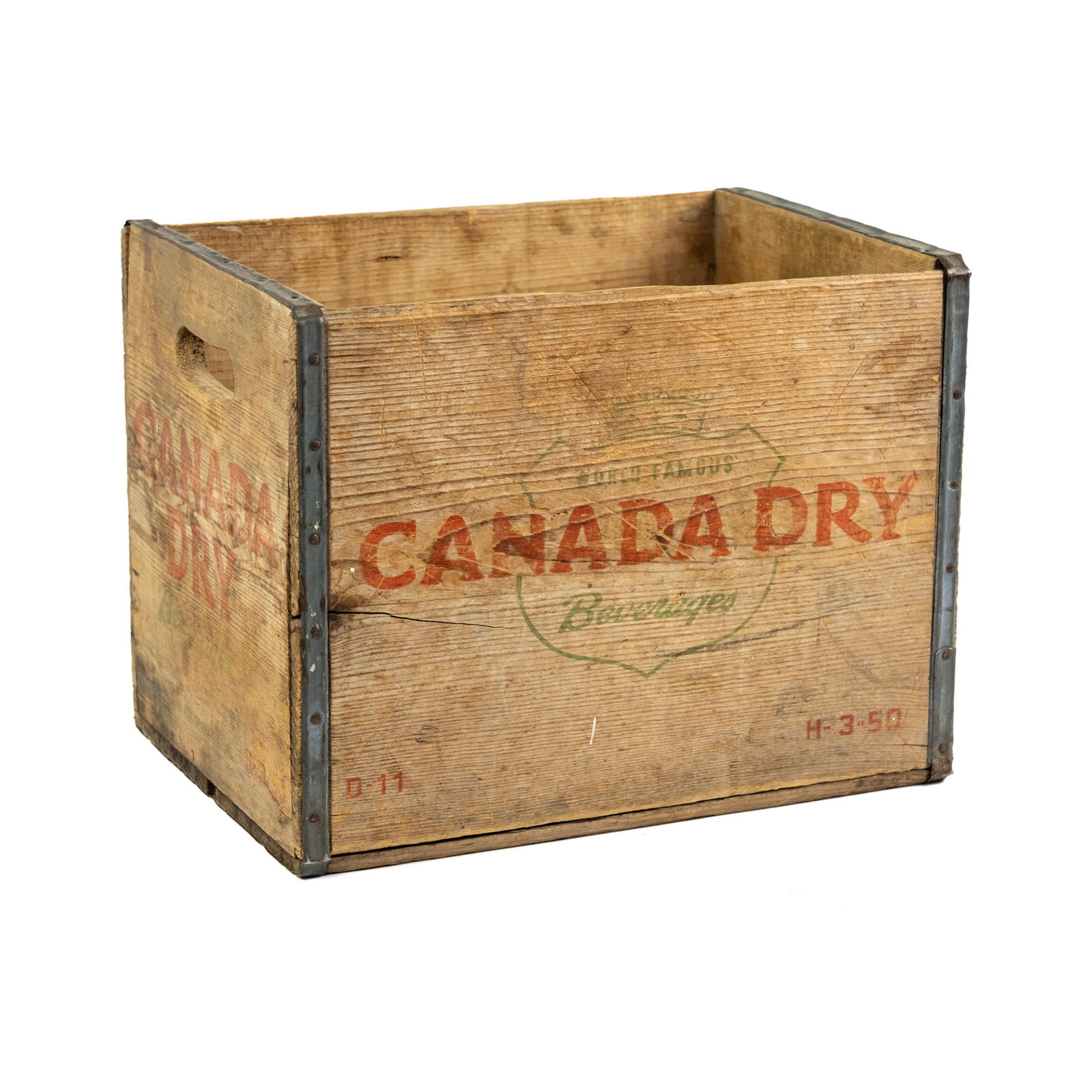 Canada Dry Beverages Advertisment Wooden Shipping Box (1 of 4)