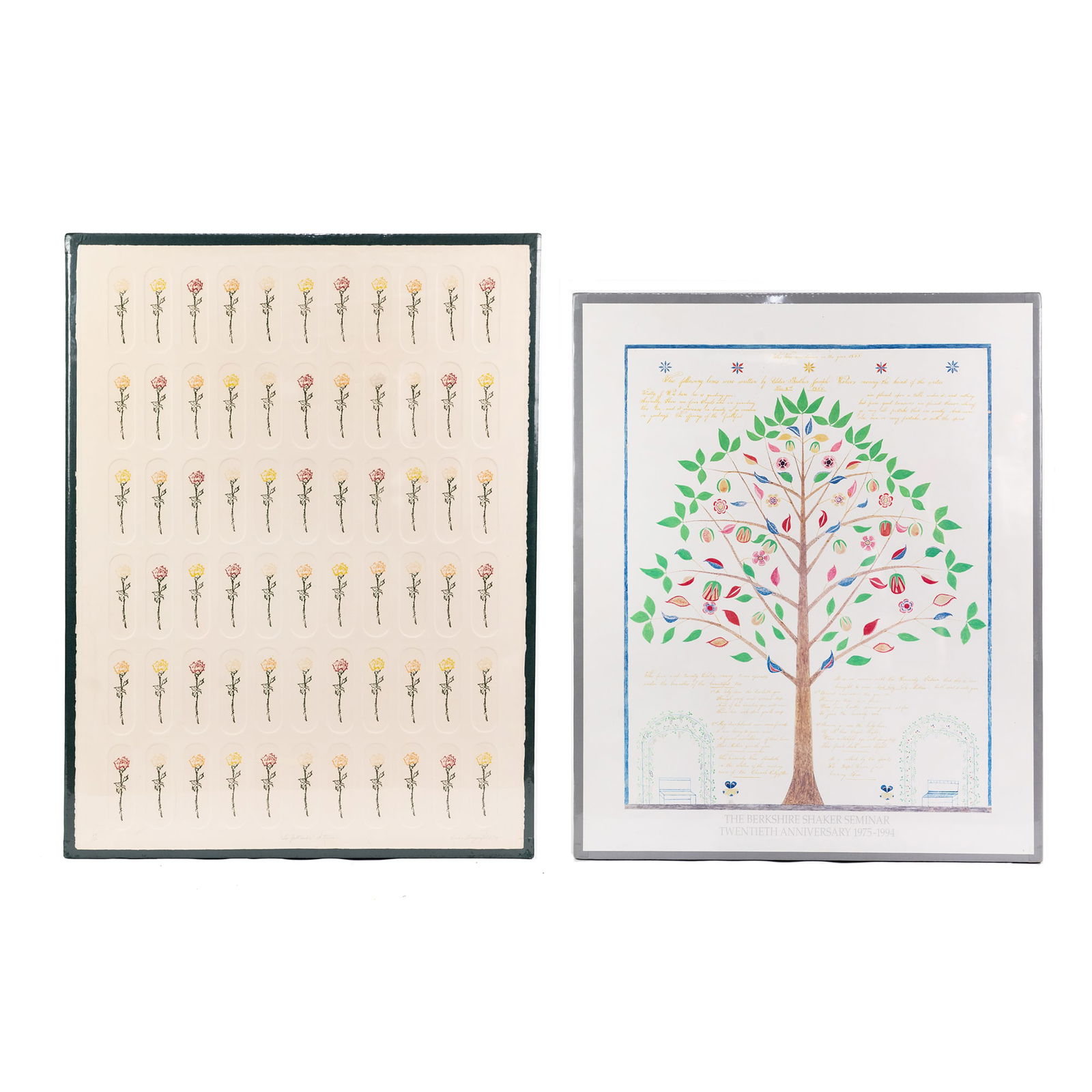 Vivian Bergenfeld Signed Print & Berkshire Shaker Poster (1 of 18)