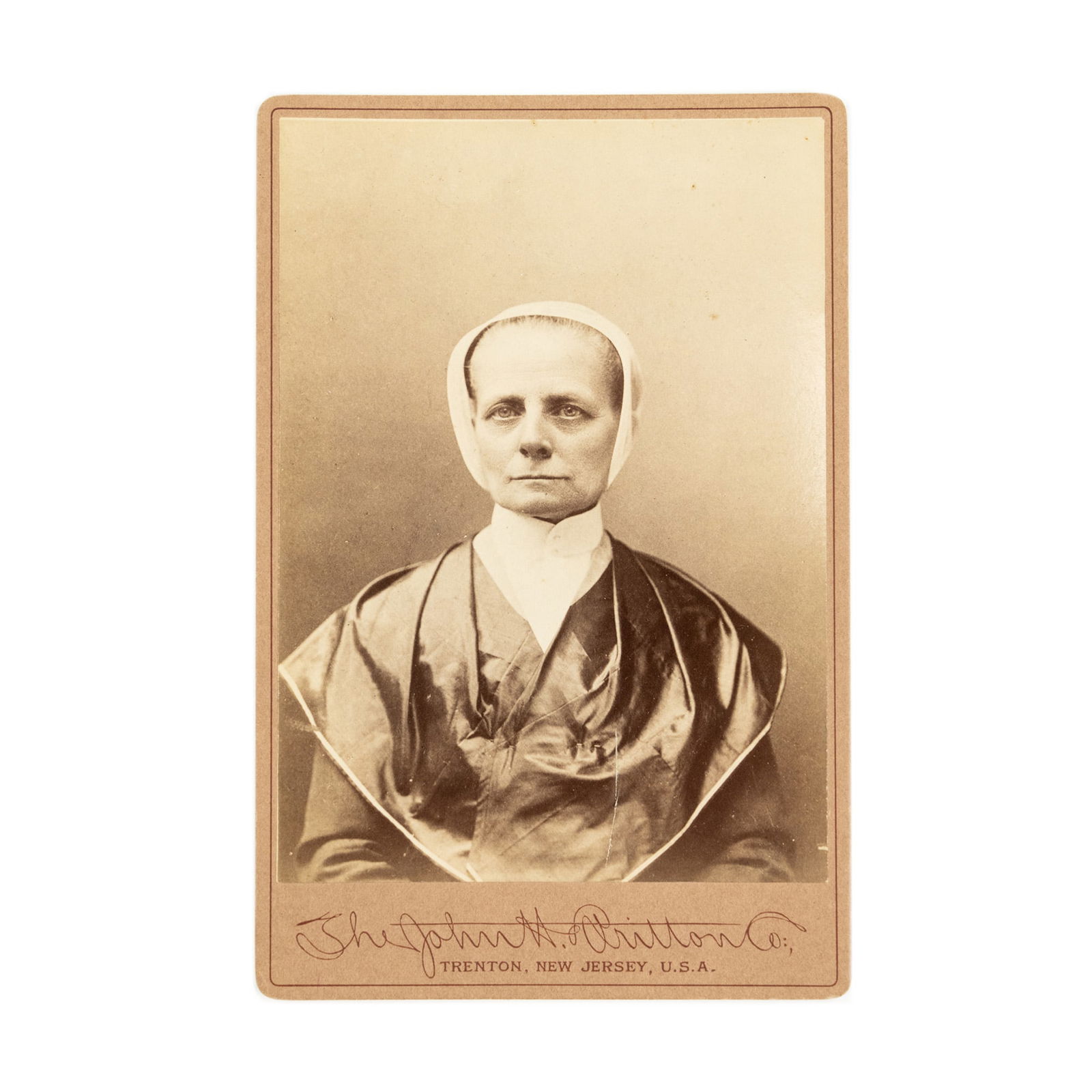 Elder Anna White John H Pritton Printing Co Cabinet Card (1 of 5)