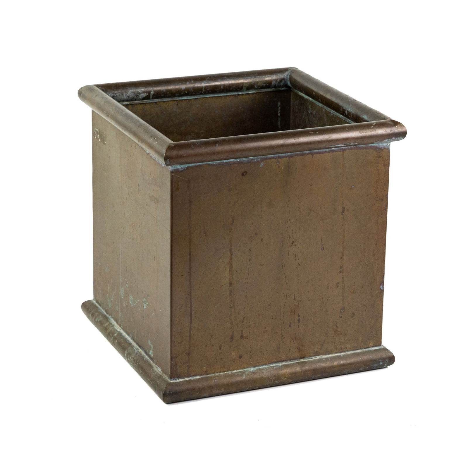 Square Regency Style Brass Garden Planter (1 of 6)