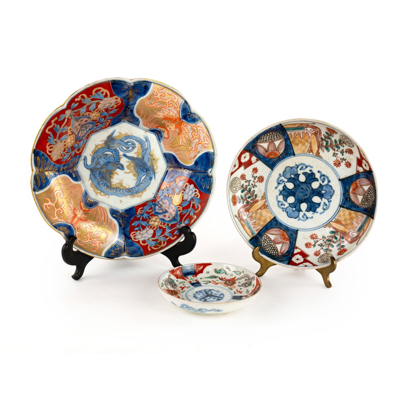 (3) Japanese Export Imari inclu Tomiki Nagaharu (1 of 14)