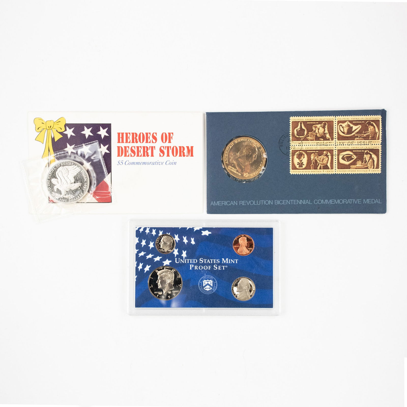 (3) U.S. Commemorative and Mint Proof Coins (1 of 14)