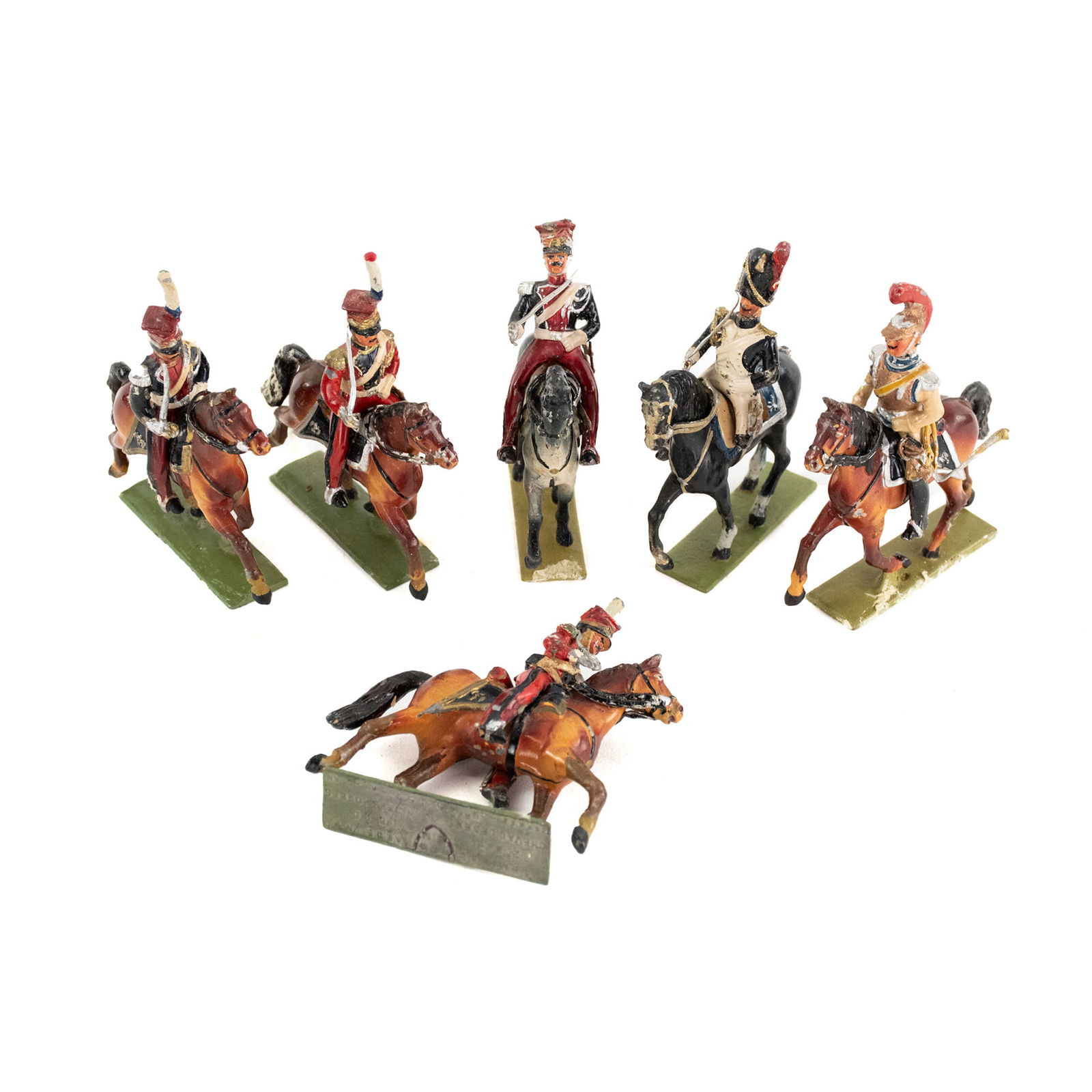 Mignot Genie Painted Lead Toy Lancer Soldiers (1 of 7)