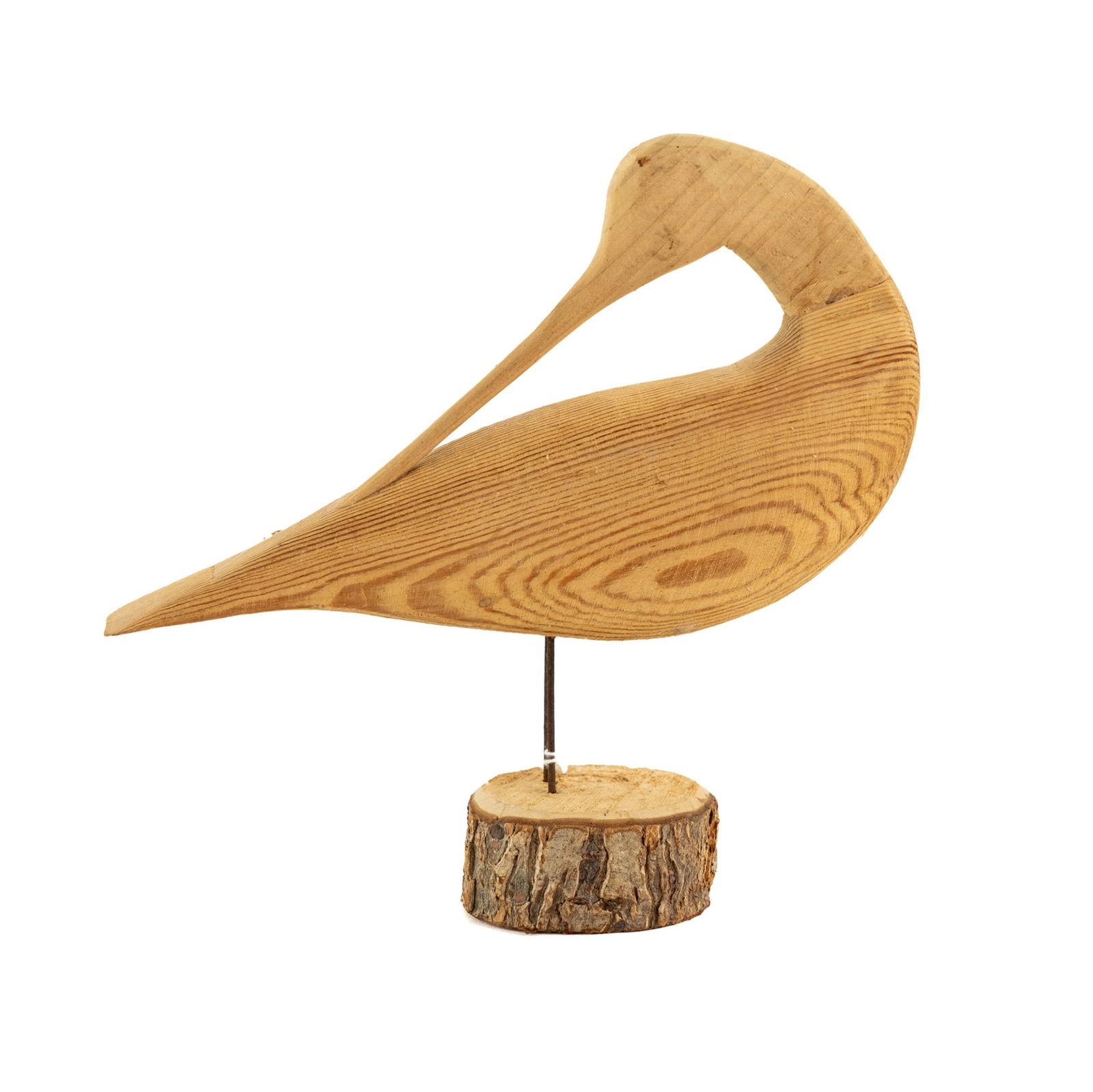 Howard O'Neal Hand Carved Unfinished Shore Bird Figure (1 of 6)