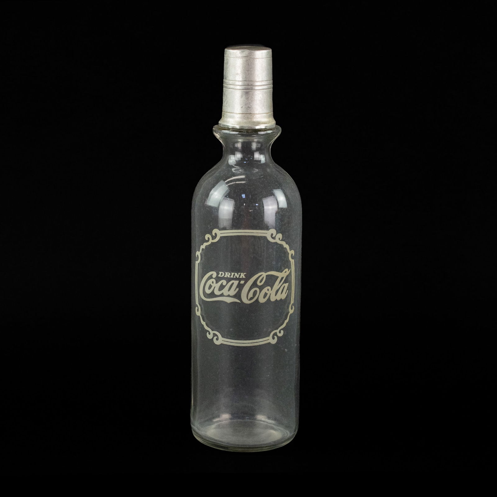 1920's Coca-Cola Glass Syrup Bottle w/Cap (1 of 10)