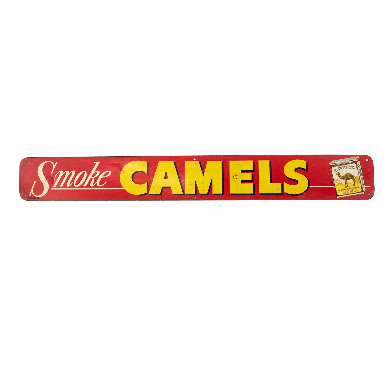 1950's "Smoke Camels" Metal Advertising Sign (1 of 7)