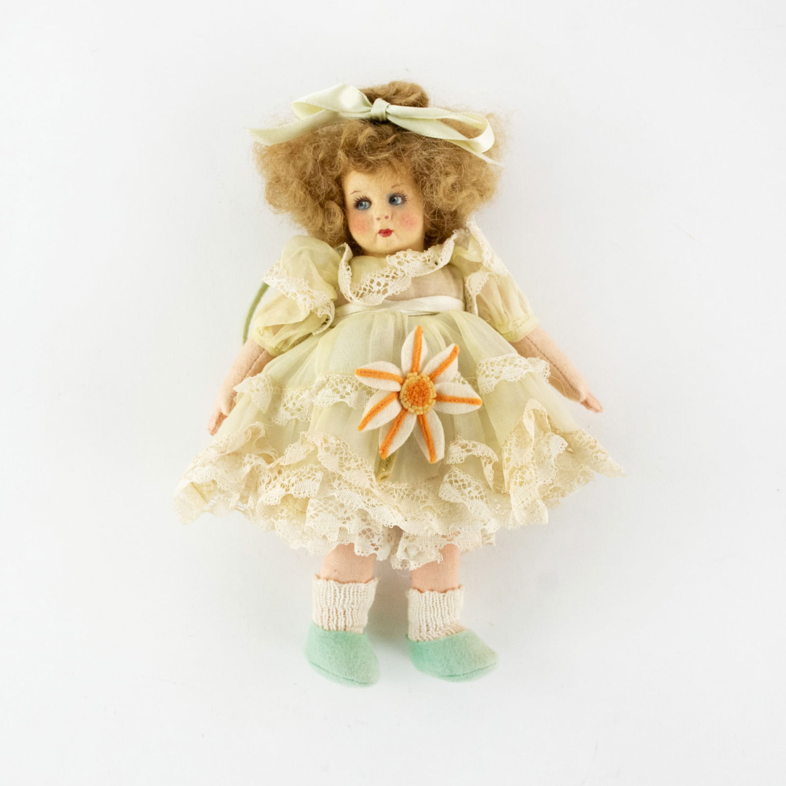 1930's Lenci Italian 300 Series Miniature Felt Doll (1 of 10)