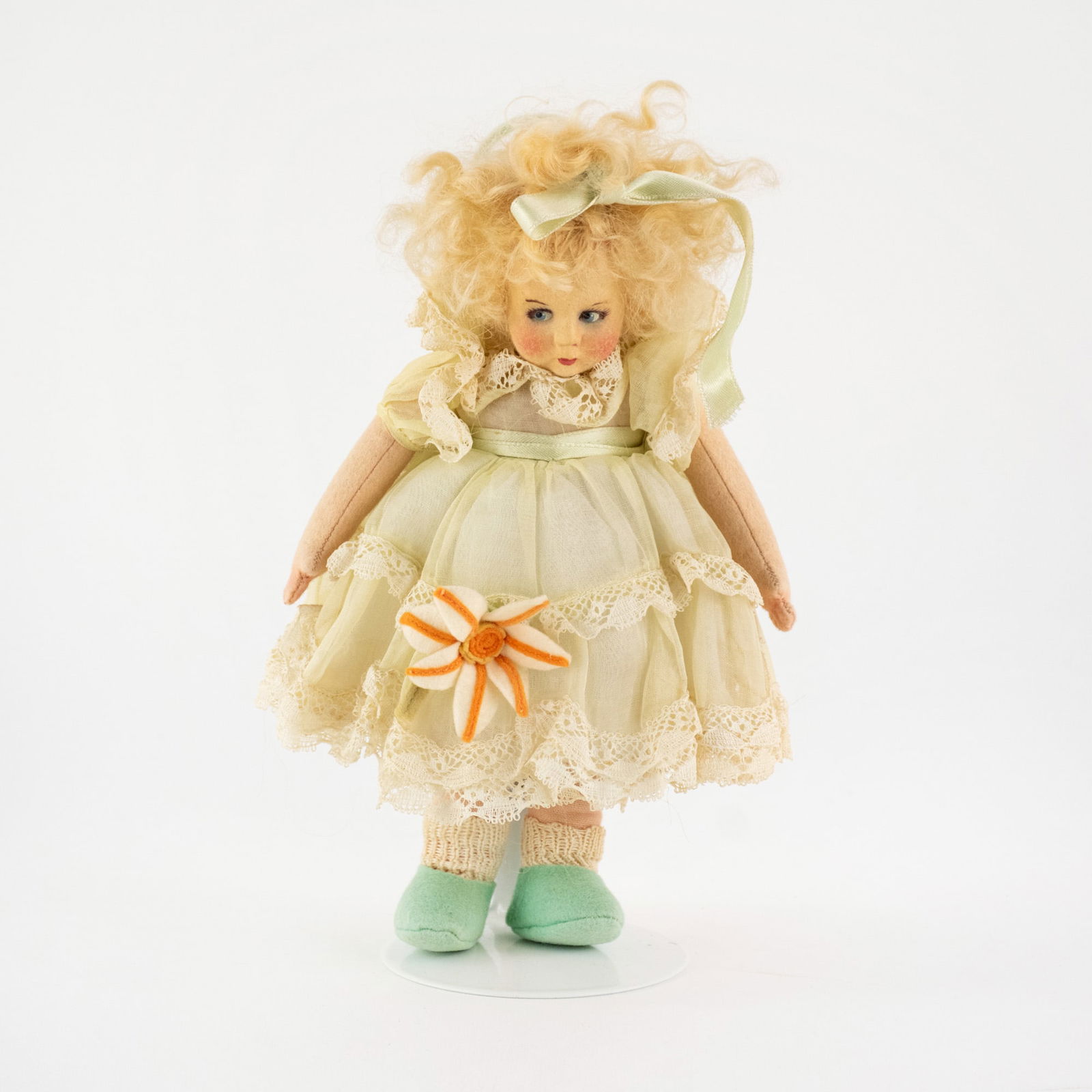 1930's Lenci Italian 300 Series Miniature Felt Doll (1 of 12)
