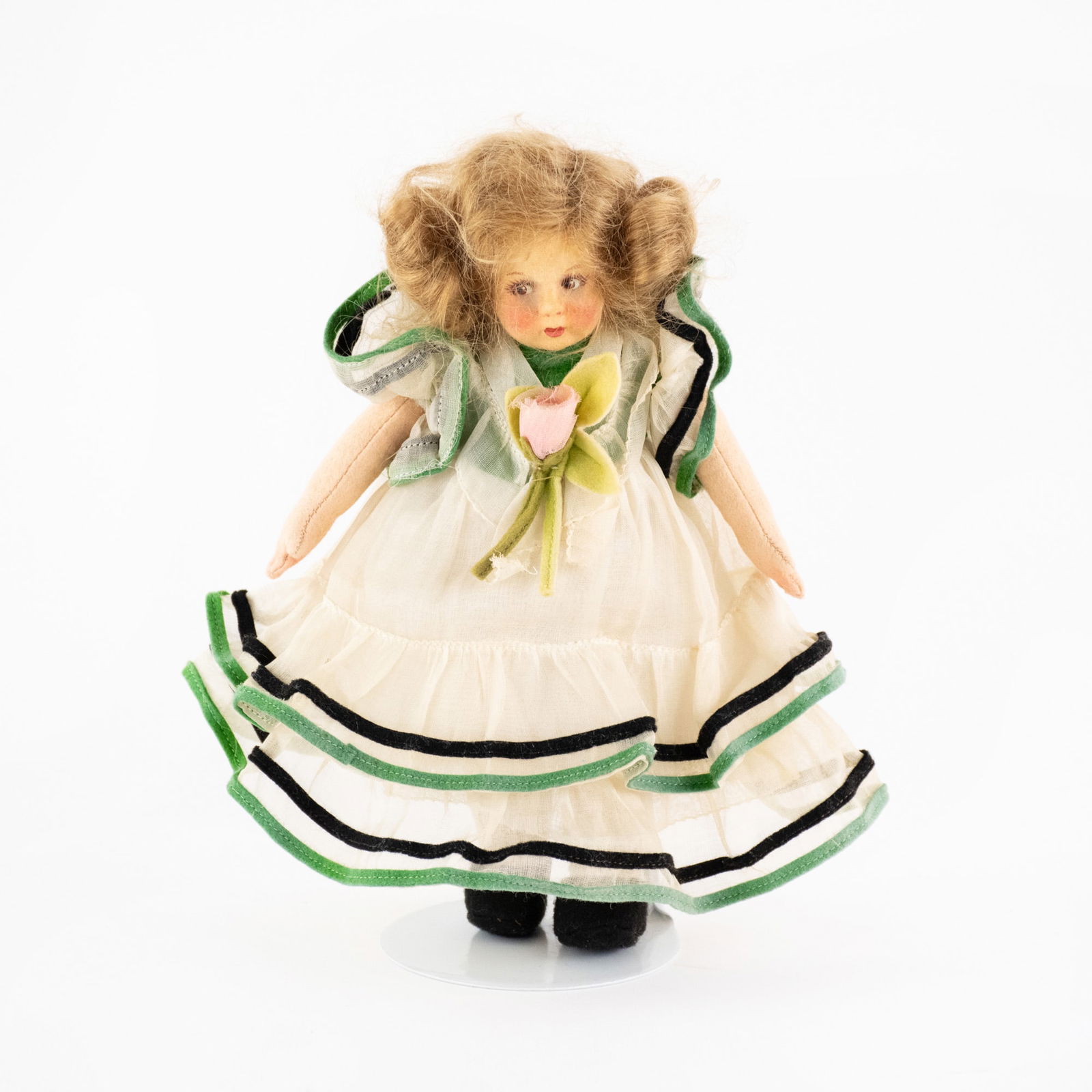 1930's Lenci Italian 300 Series Miniature Felt Doll (1 of 13)