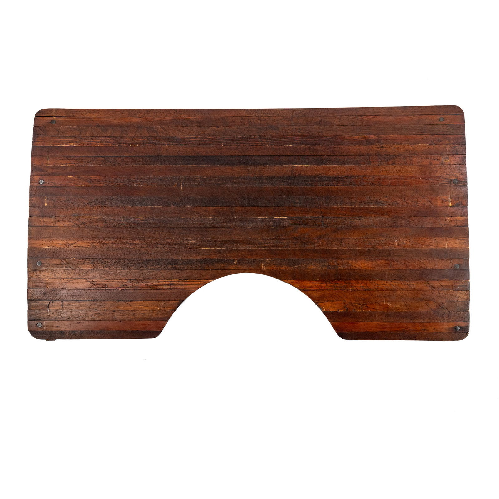 1874 John Cotton Tambour Walnut Lap Board Writing Desk (1 of 4)