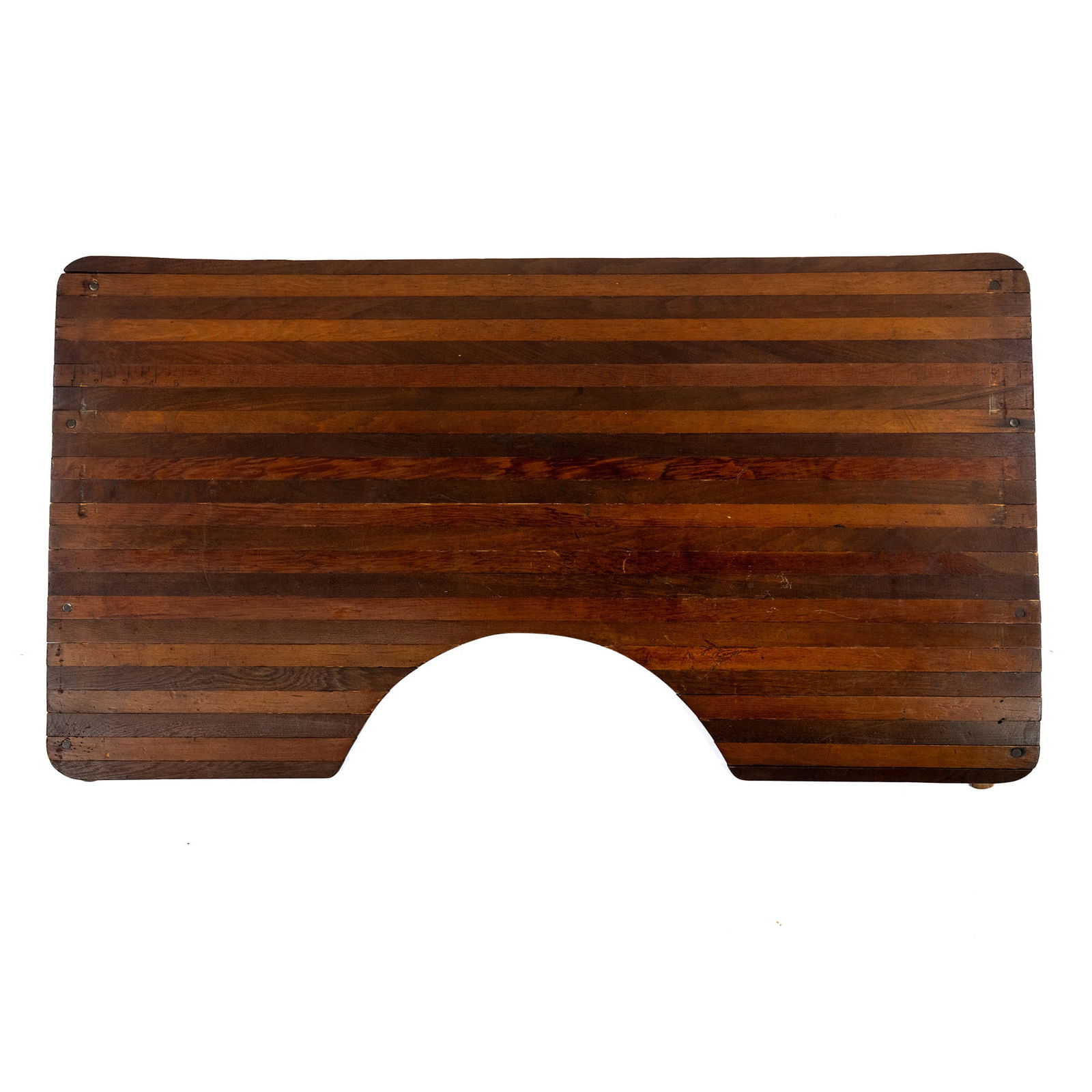 1874 John Cotton Tambour Walnut Lap Board Writing Desk (1 of 5)