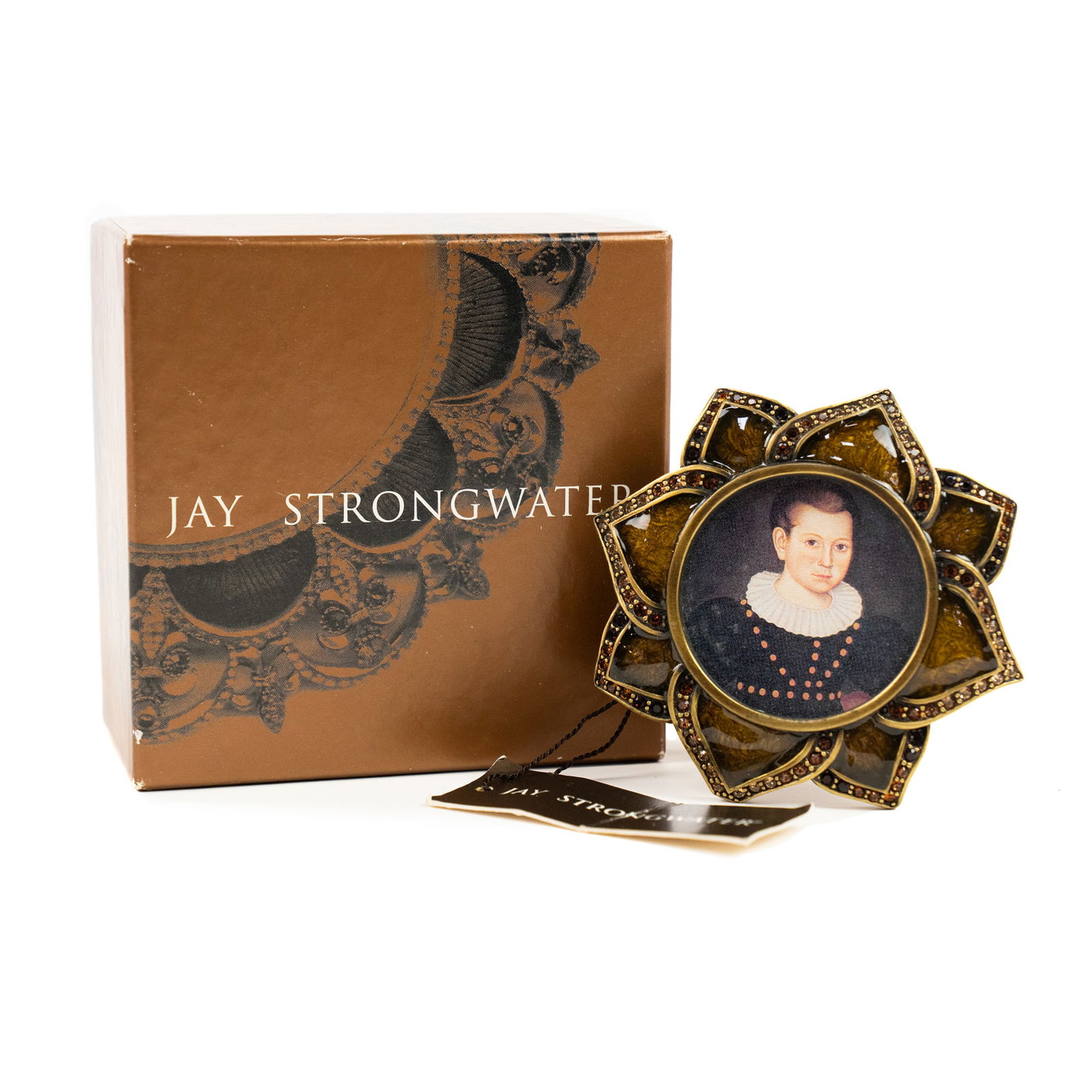 Jay Strongwater Floral Enameled Picture Frame NIB (1 of 4)