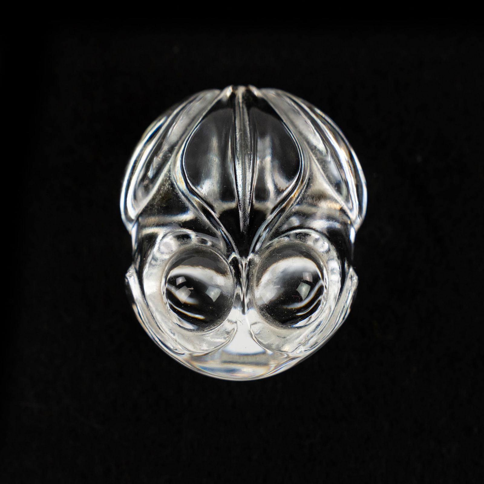 Steuben Crystal 'Frog' Paperweight / Hand Cooler (1 of 7)