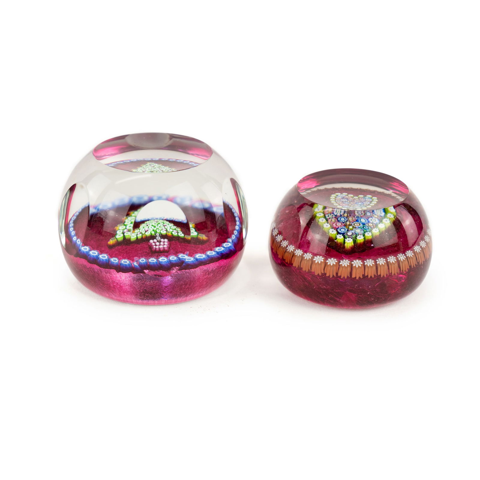(2) Perthshire Glass Paperweights incl. Christmas Tree (1 of 9)