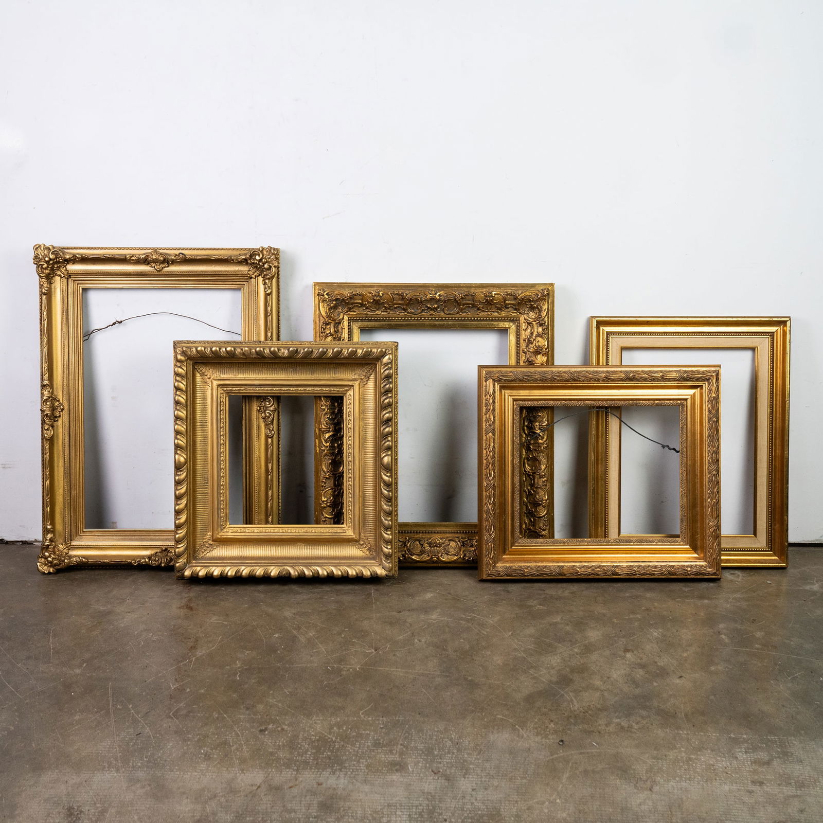 (5) Group of Classical Carved Gilt Wood Frames (1 of 7)