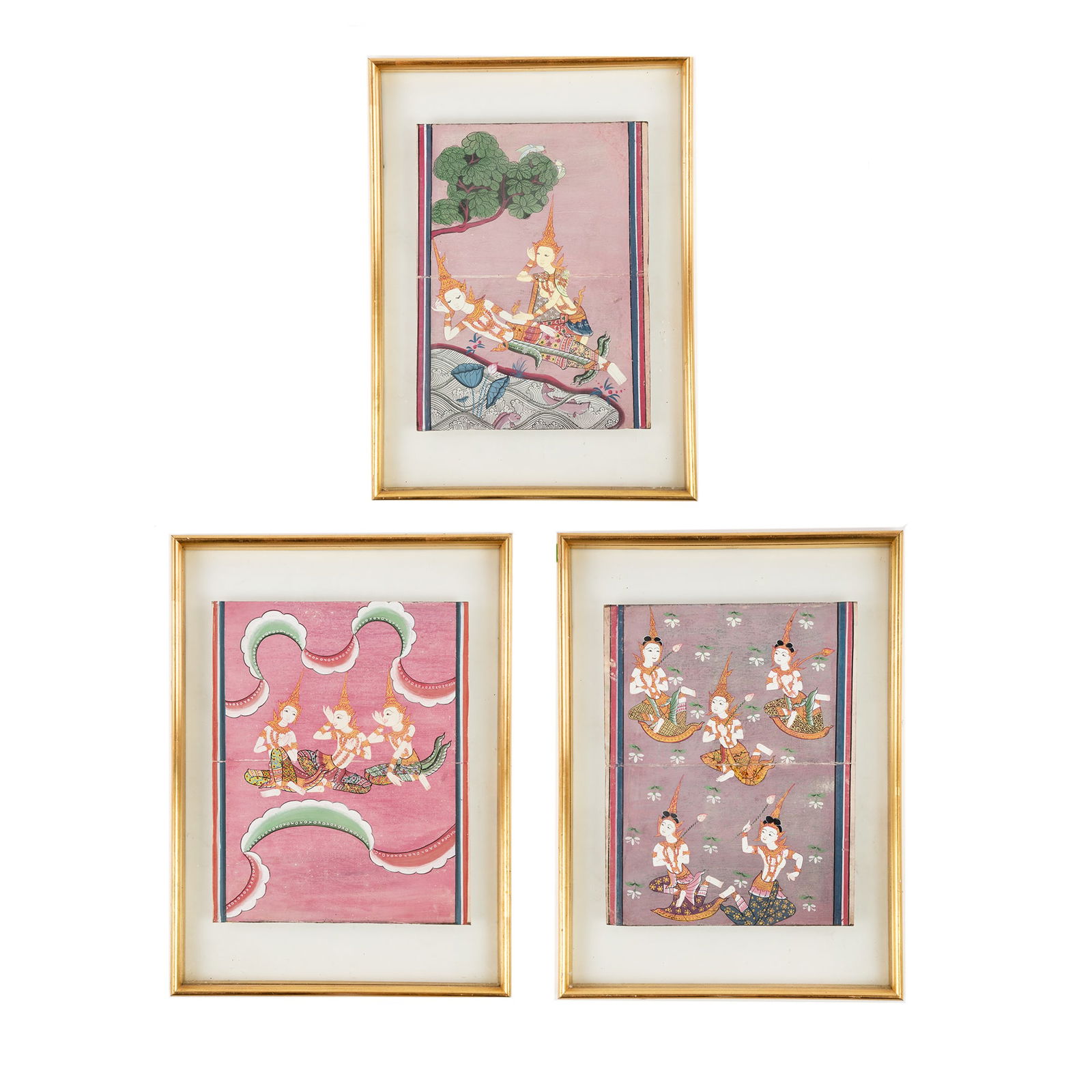 (3) Thai Rattanakosin Jataka Manuscript Portions (1 of 17)