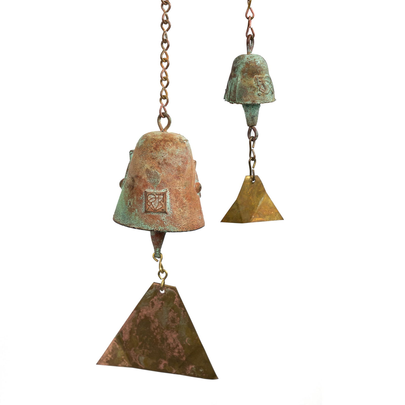 Pair of Paolo Soleri Cosanti Bronze Wind Bells (1 of 11)